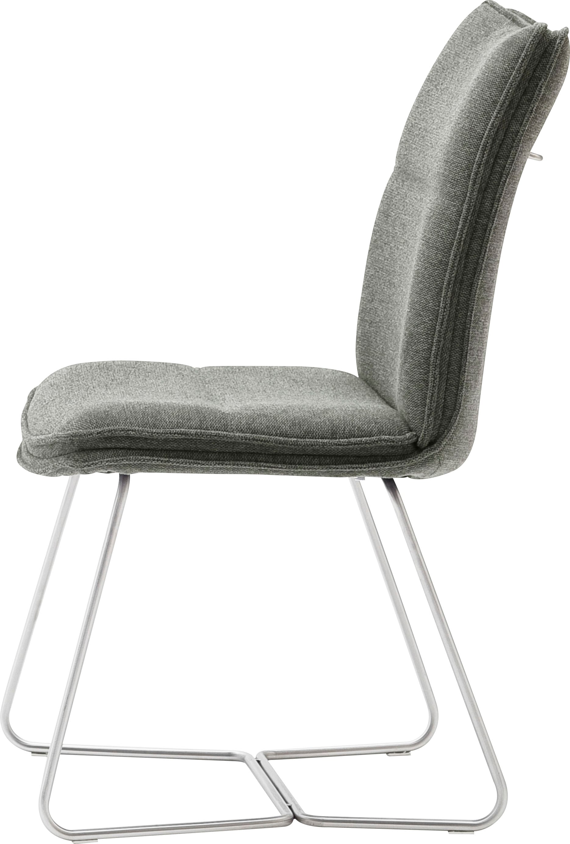MCA furniture Stuhl »Hampton«, (Set), 2 St., Chenilleoptik, 2er Set, mit Griff, Belastbarkeit 120 Kg, Sitzhöhe ca. 49 cm