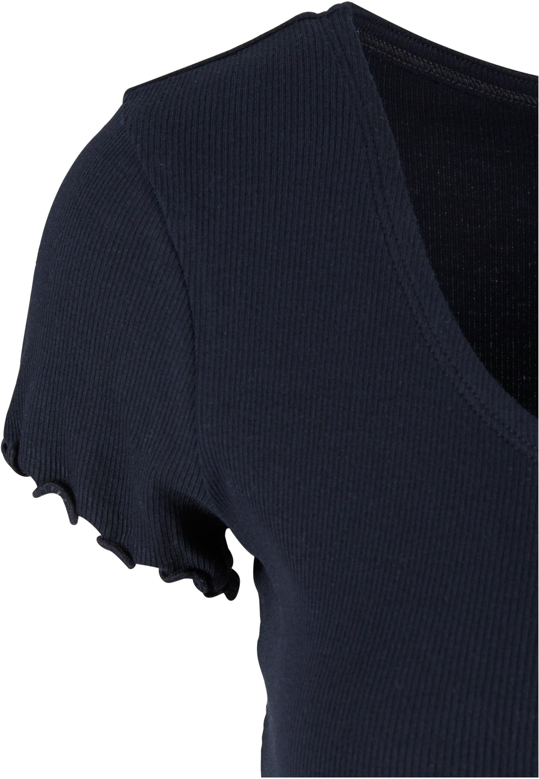 URBAN CLASSICS T-Shirt »Urban Classics Damen Ladies Rib Babylock Tee«, (1 tlg.)