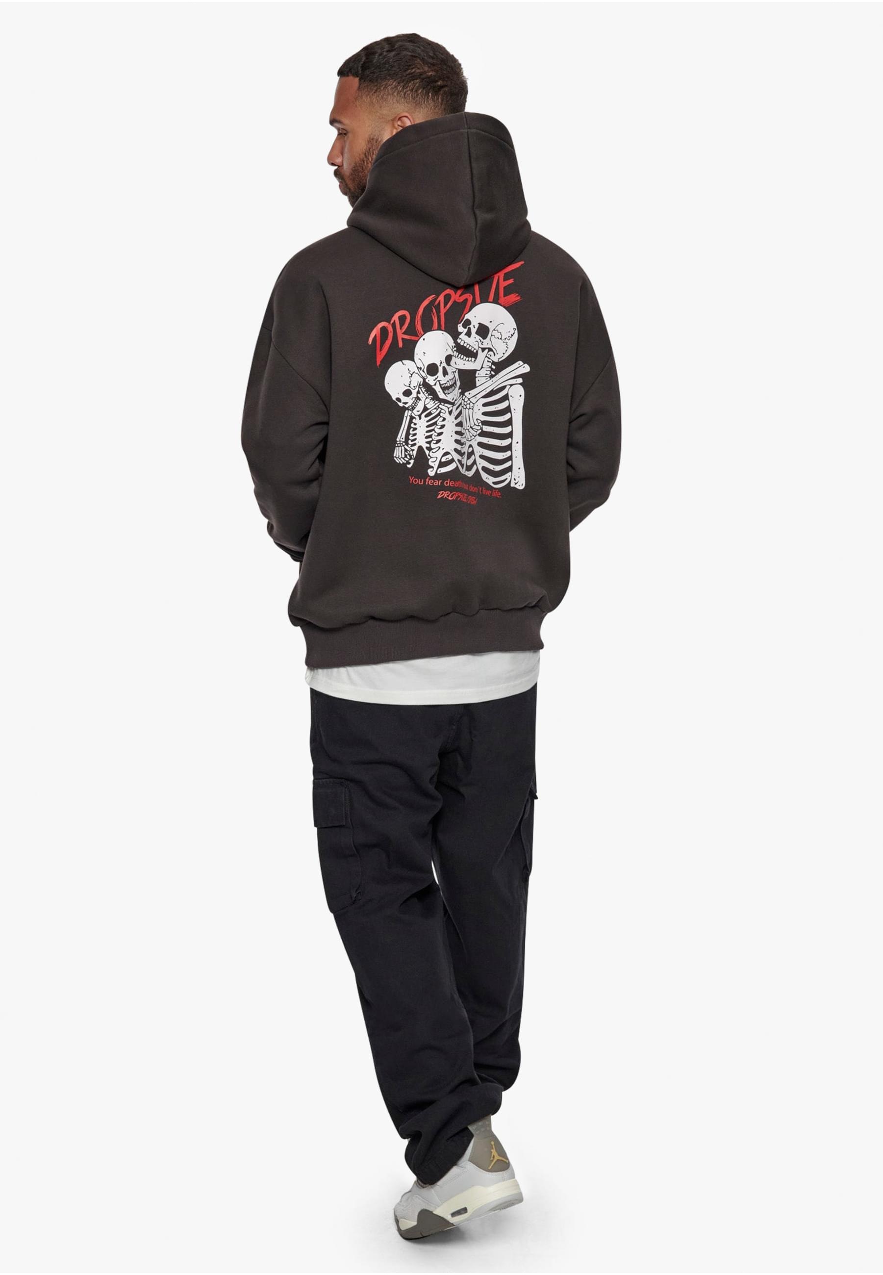 Dropsize Kapuzensweatshirt »Dropsize Herren Heavy Oversize Live Life Hoodie«, (1 tlg.)