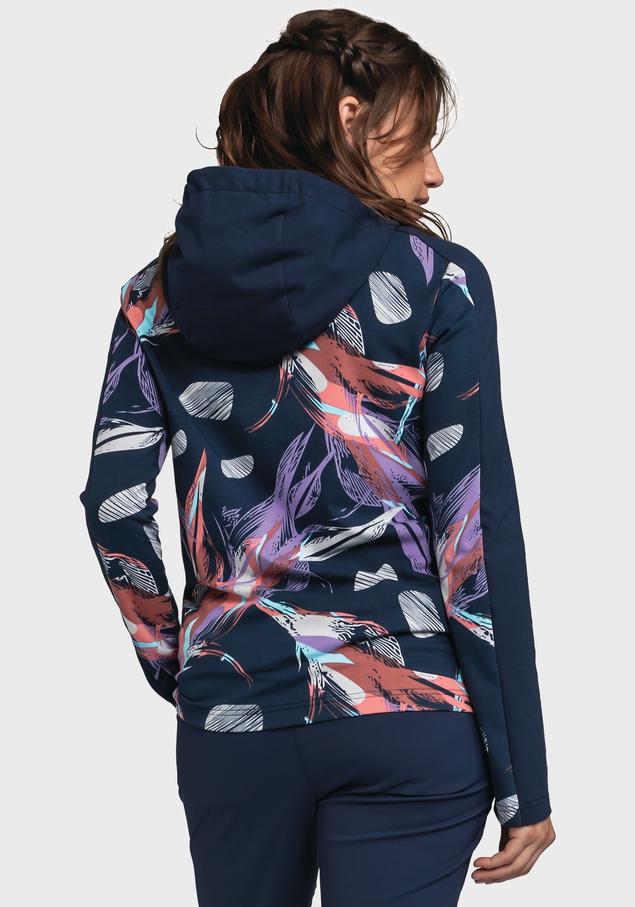 Schöffel Fleecejacke »Fleece Hoody Locarno L«, mit Kapuze