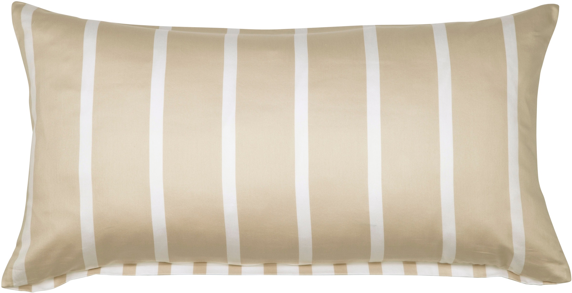Kissenbezug JANINE, B:40cm L:80cm, beige, Mako-Satin, Obermaterial: 100% Baumwolle, Kissenbezüge, "modernclassic 39028-28", mit Reißverschluss