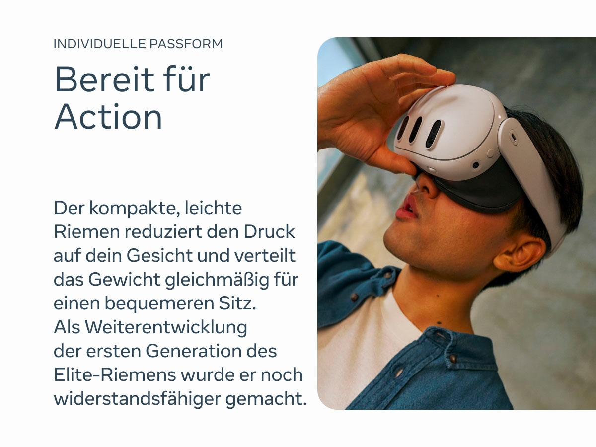 Meta Headset-Halterung »Quest 3 Elite-Riemen (Elite Strap)«