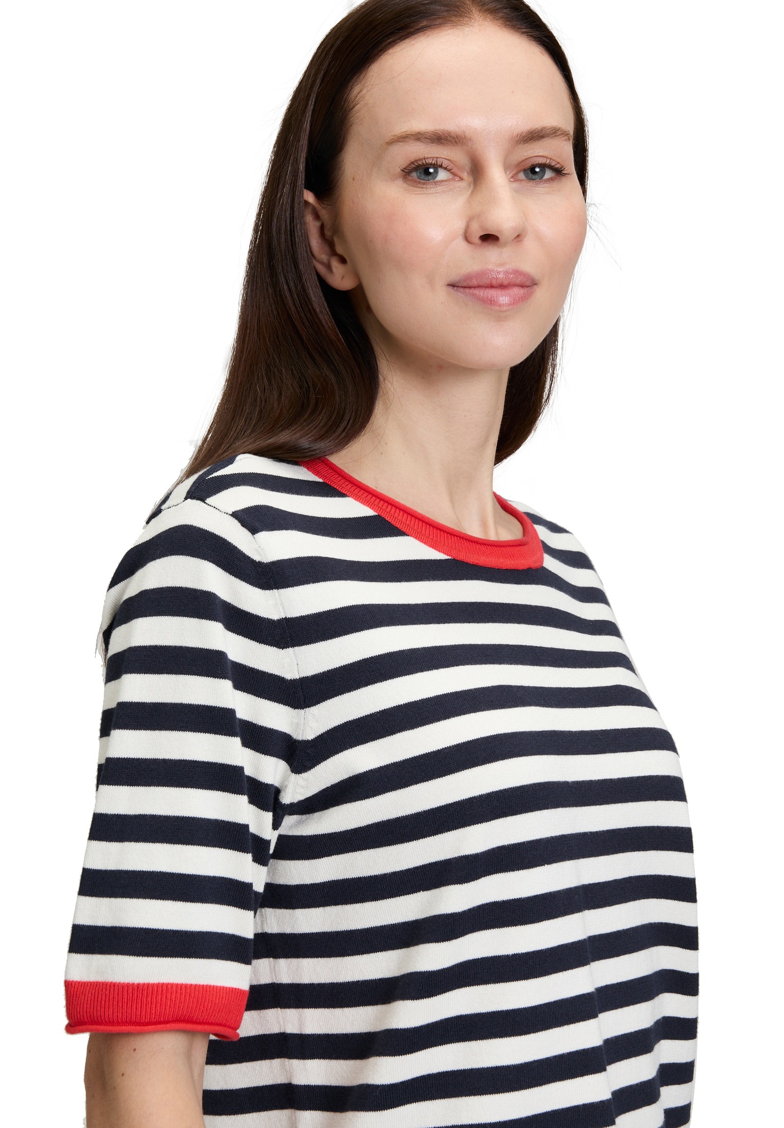 Betty Barclay Kurzarmshirt »Betty Barclay Damen Basic-Pullover mit Streifen«, (1 tlg.)