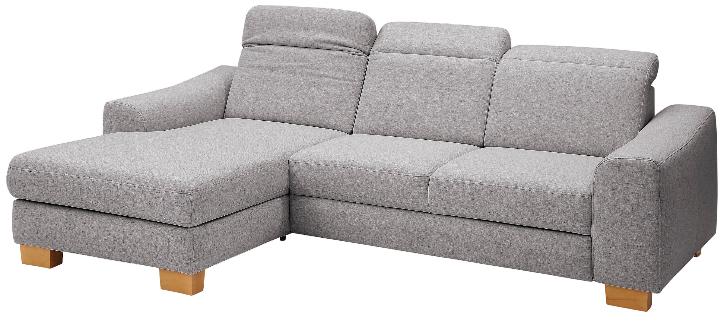 Home affaire Ecksofa »Dundee L-Form«, wahlweise mit Kopfteilverstellung und zusätzlich mit Bettfunktion