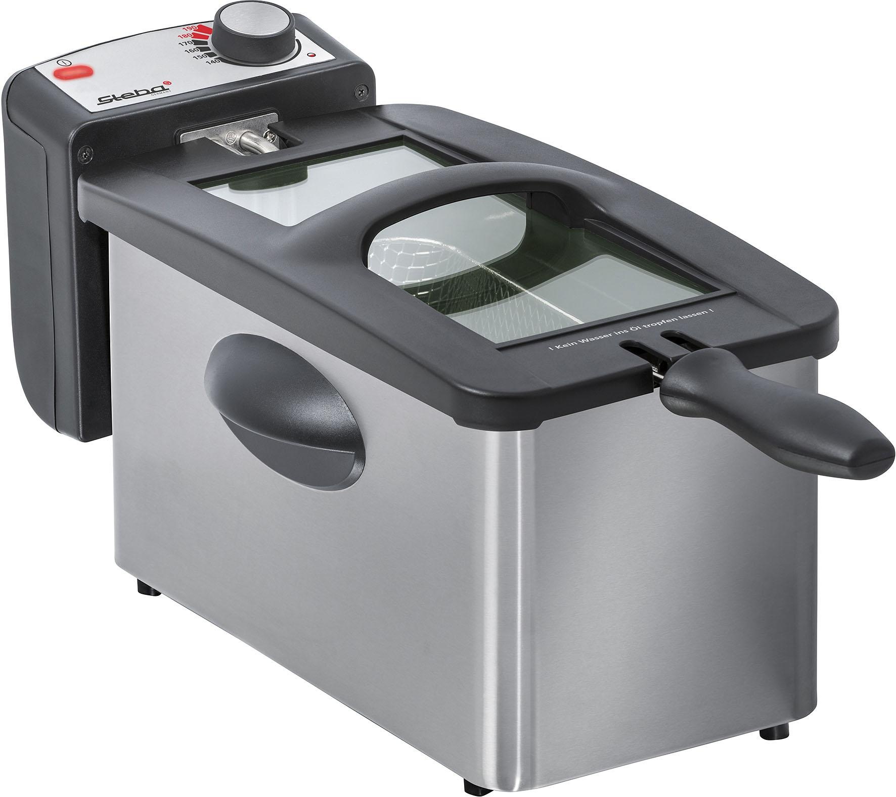 Steba Kaltzonenfritteuse "DF 180" 2000 W Fassungsvermögen 1 kg günstig online kaufen