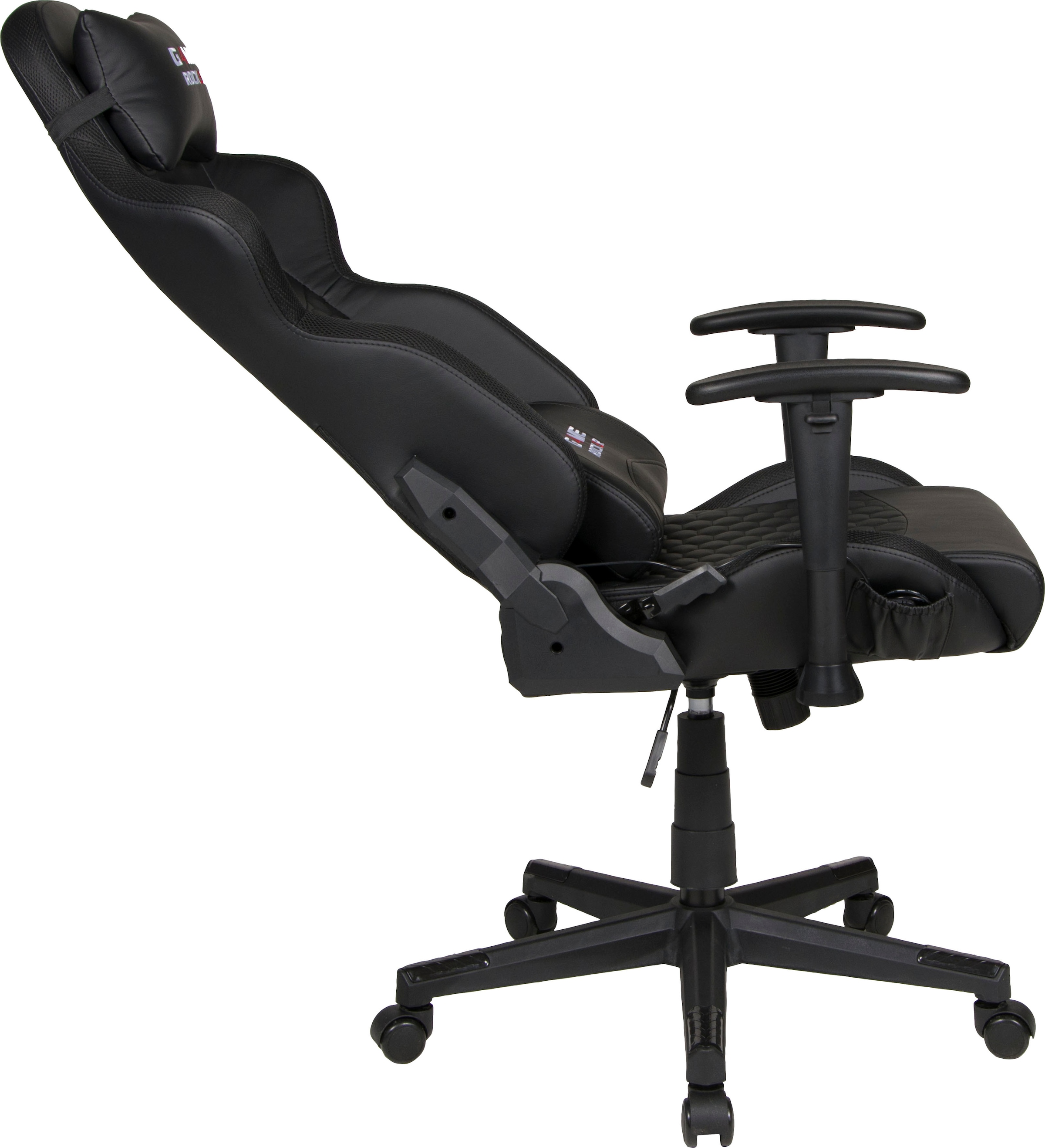Duo Collection Chefsessel »Game-Rocker G-10 LED«, Kunstleder-Netzstoff, Gaming Chair mit LED Wechselbeleuchtung