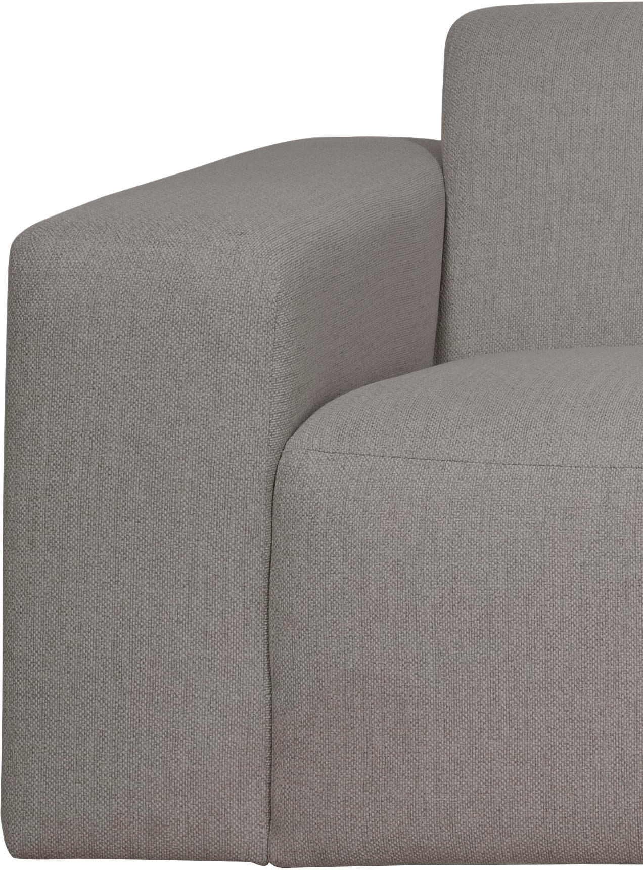 INOSIGN 3-Sitzer »Koa, 228 cm, Modulsofa in Webstoff, Cord«, Designsofa, weicher Lounge-Sitzkomfort, Welleunterfederung, bodentief