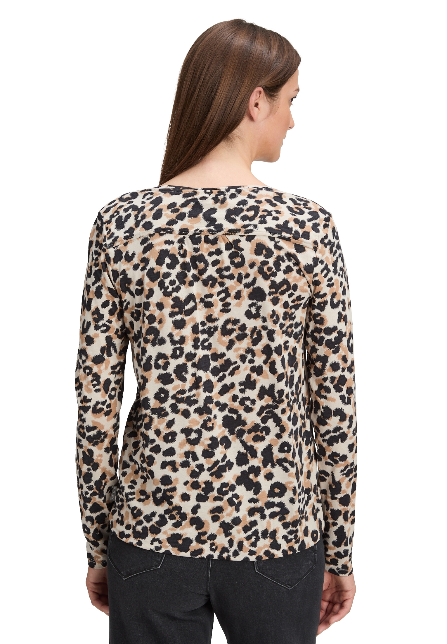 Betty&Co Kurzarmshirt »Damen Casual-Shirt mit Gummizug« 1 Stk. tlg.