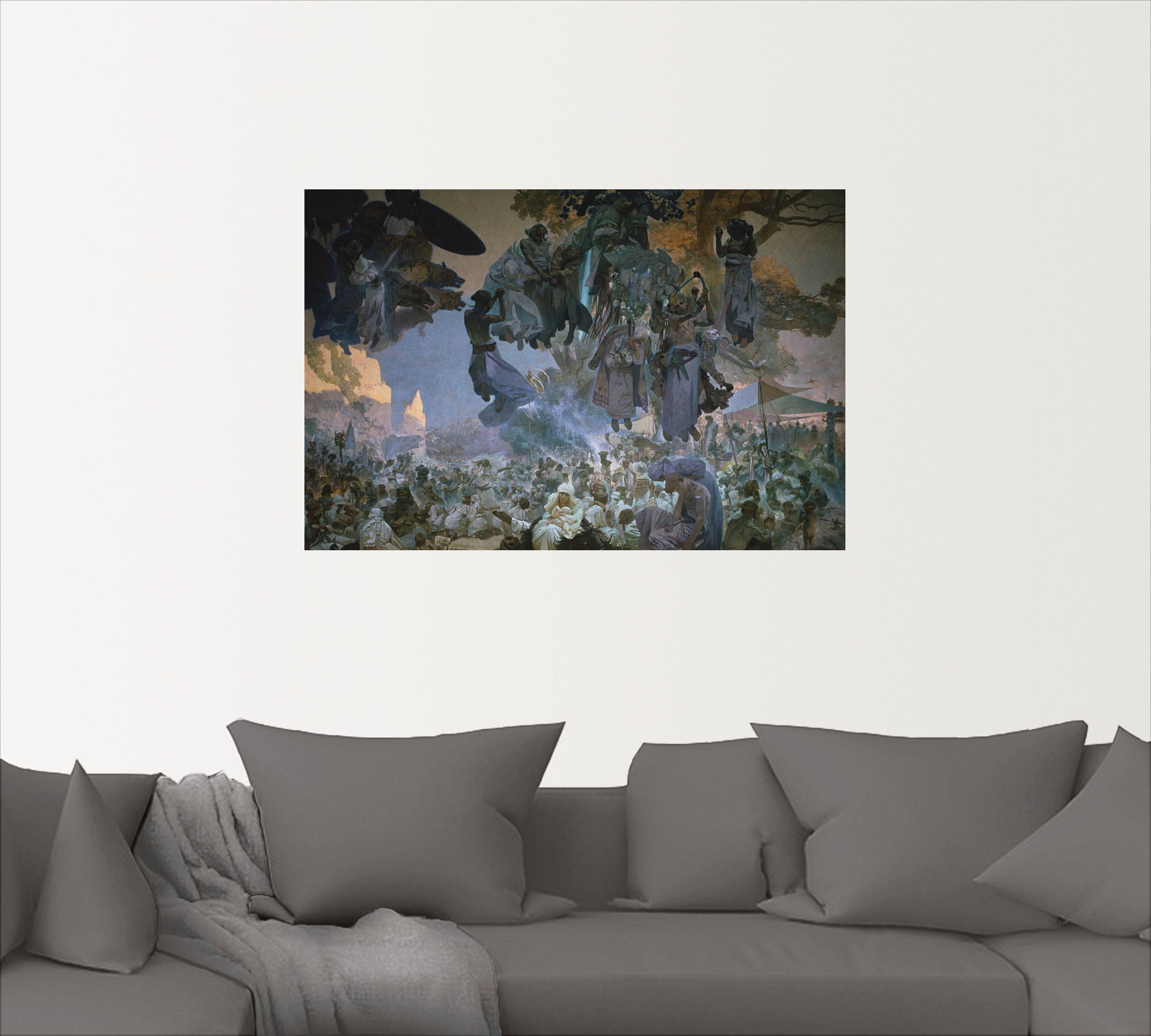 Artland Wandbild »Das slawische Epos: Fest Swantewit«, historische Ereignisse, (1 St.), als Alubild, Leinwandbild, Wandaufkleber oder Poster in versch. Größen