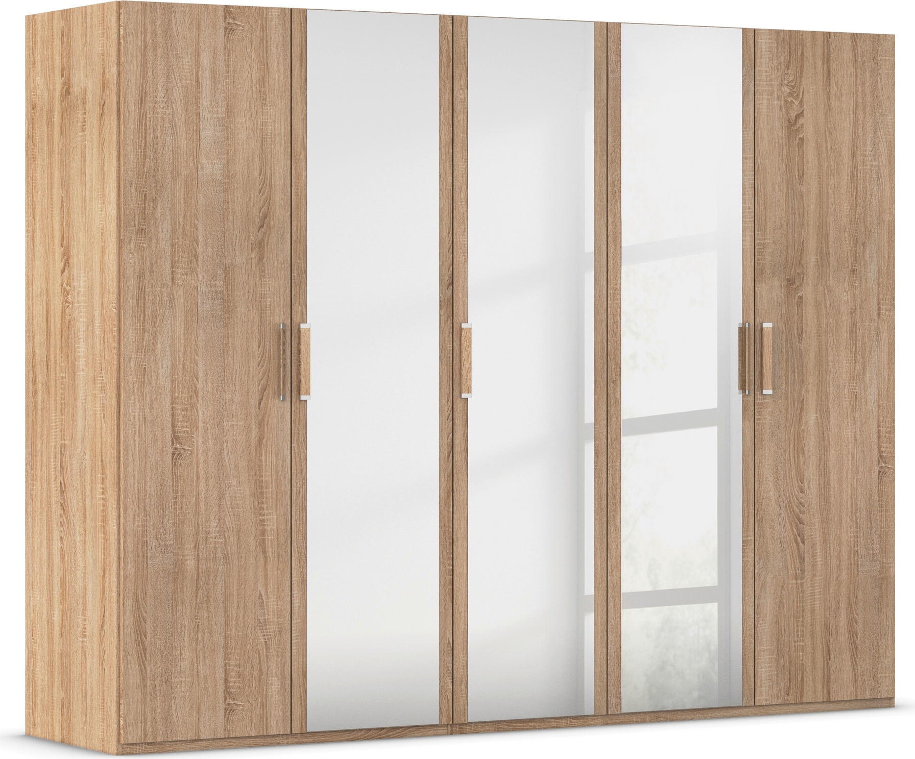 rauch Drehtürenschrank "Kleiderschrank Schrank Garderobe Schlafzimmerschrank EVELYN" in 2 Höhen 197 oder 210 cm erhältlich, inkl. SOFT-CLOSE-FUNKTION, in elegantem Stil, viel Stauraum 3 Breiten und 2 Höhen MADE IN GERMANY