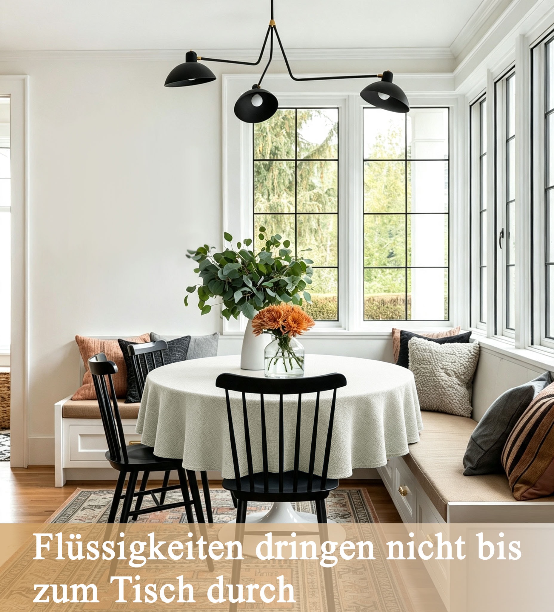 OTTO home 1100000002199 "Ozzie in eckig und rund" Formstabil & pflegeleicht, eckig oder rund, Dekoration