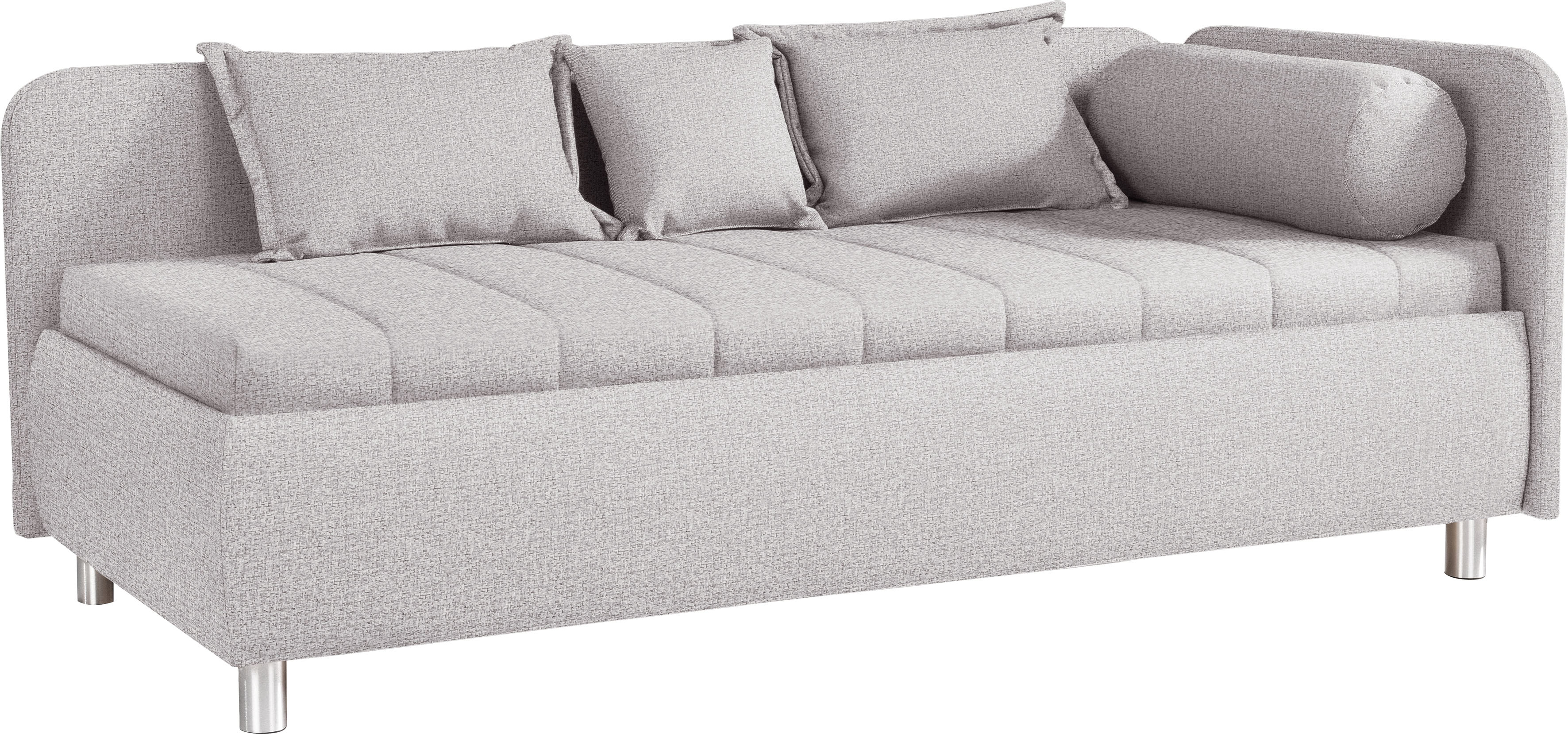 Thumbnail - alina Schlafsofa "Kiana" mit Bettkasten und Zierkissen, Liegefläche 90/200 cm oder 100/200 cm