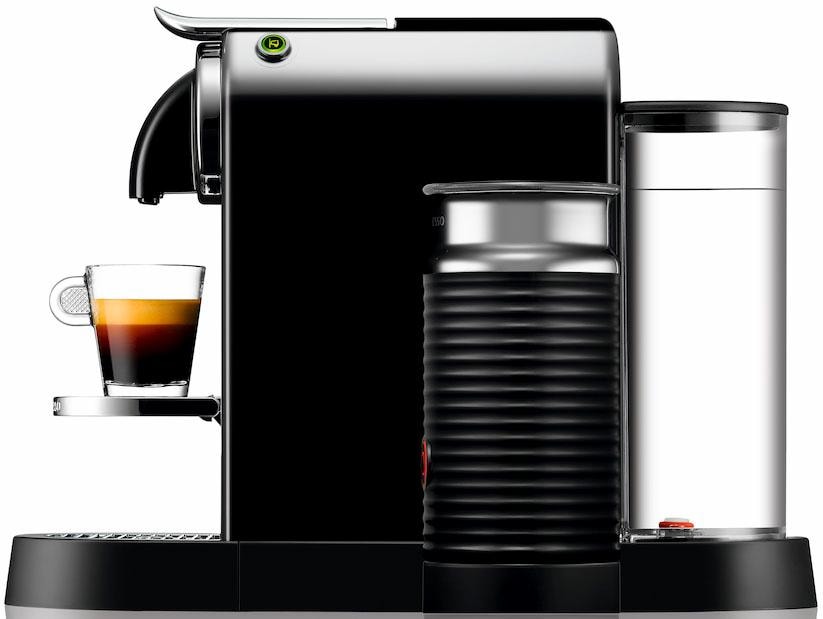 Nespresso Kapselmaschine »CITIZ EN 267.BAE von DeLonghi, Schwarz«, inkl. Aeroccino Milchaufschäumer, Willkommenspaket mit 7 Kapseln