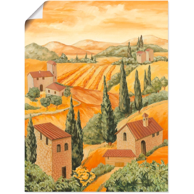 Artland Wandbild »Italien Toscana«, Europa, (1 St.), als Alubild,  Leinwandbild, Wandaufkleber oder Poster in versch. Größen kaufen | BAUR