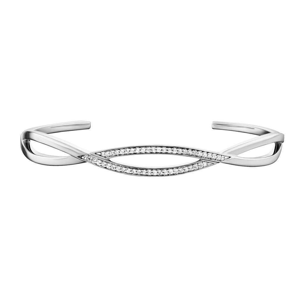 CAÏ Armreif »925/- Sterling Silber rhodiniert Topas«