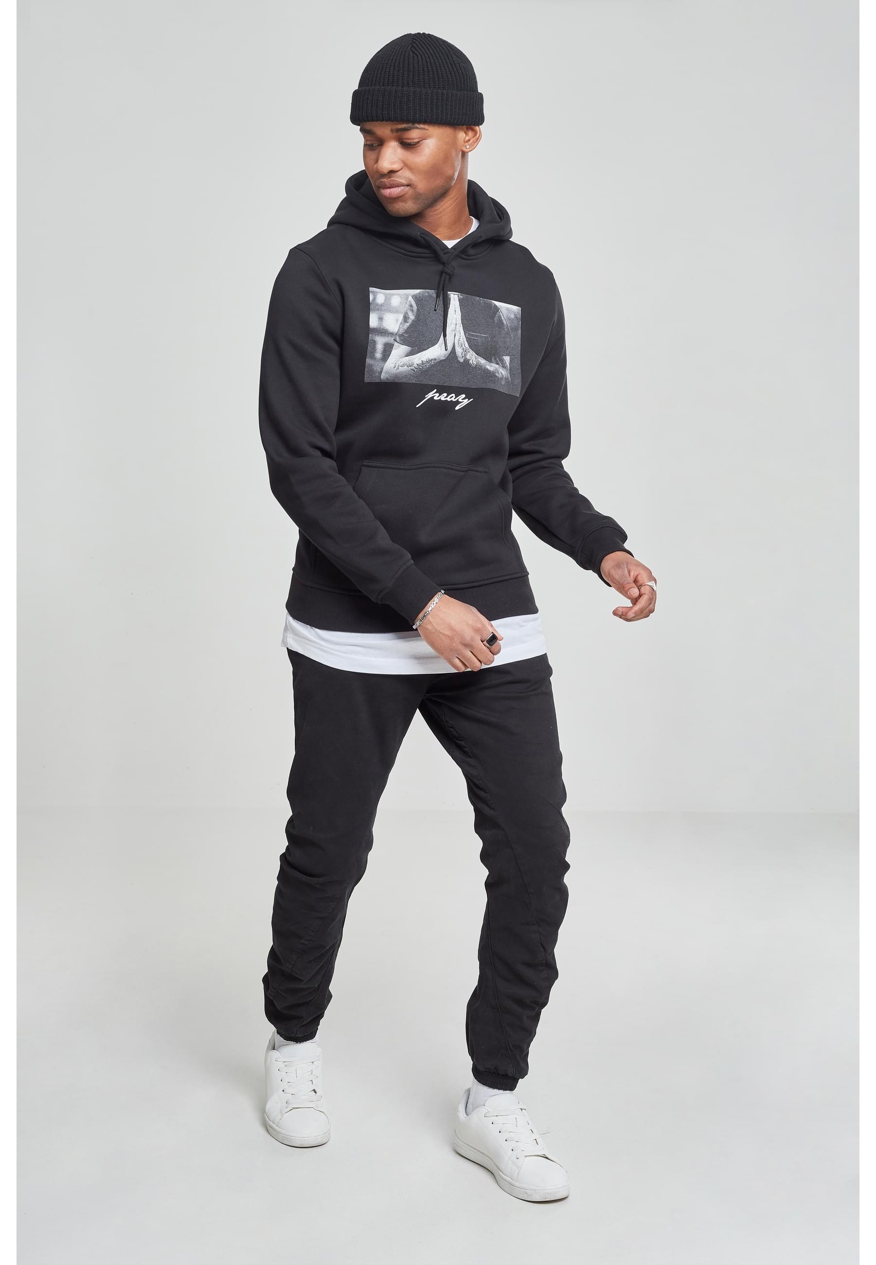 MisterTee Sweatshirt »MisterTee Herren Pray Hoody«, (1 tlg.)