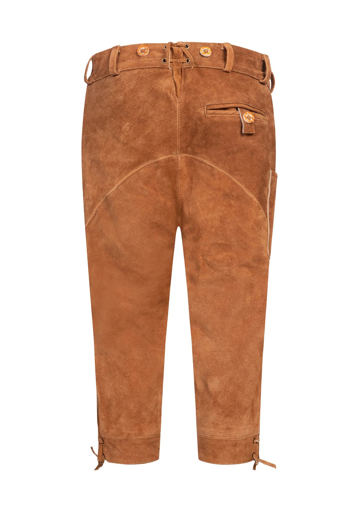 Alessandro Salvarini Trachtenlederhose »ASSeppl«, Lederhose aus Echtleder mit Träger im traditionellen Stil