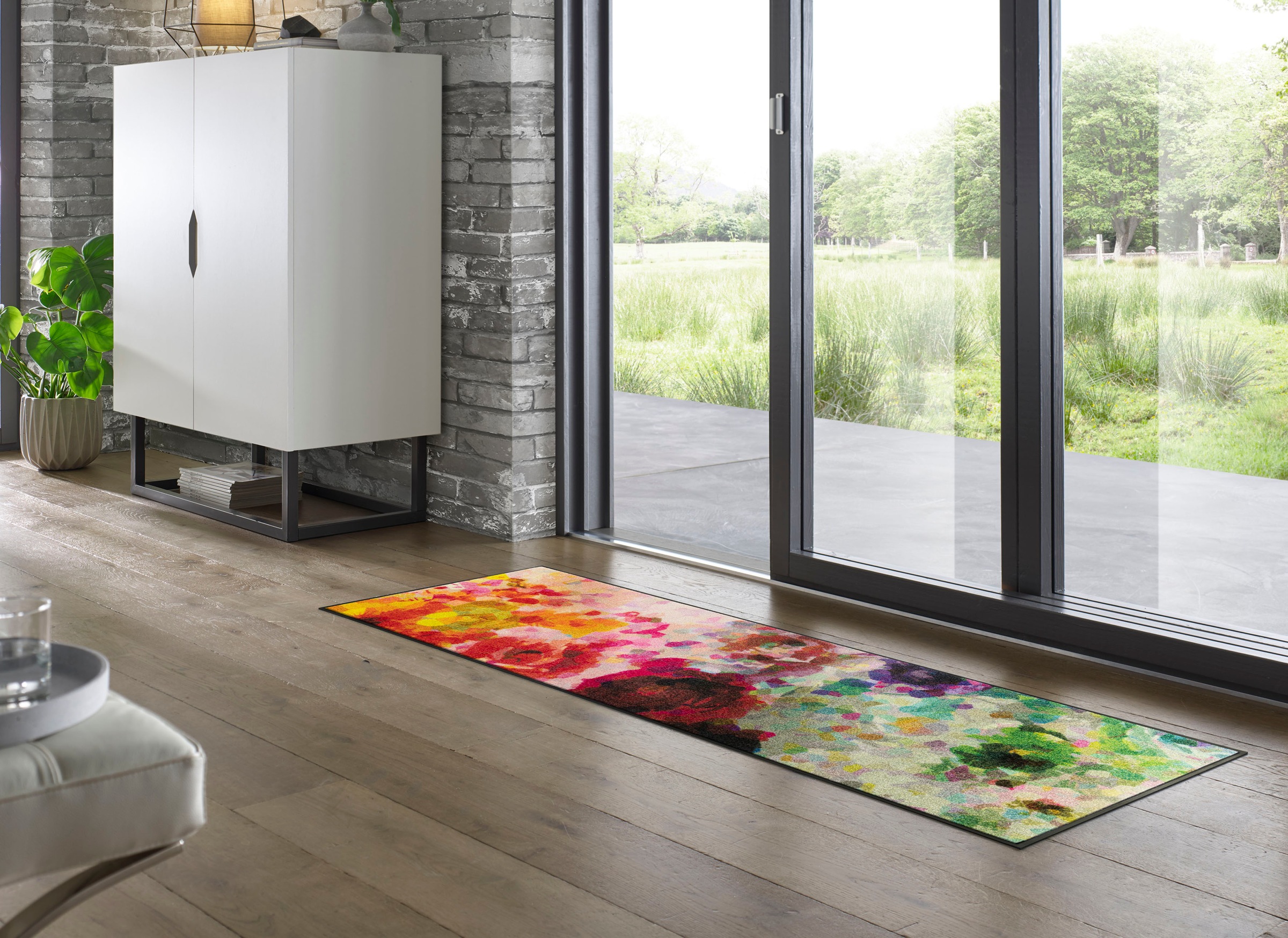 wash+dry by Kleen-Tex Läufer "Colour Blast" rechteckig 7 mm Höhe Teppich günstig online kaufen