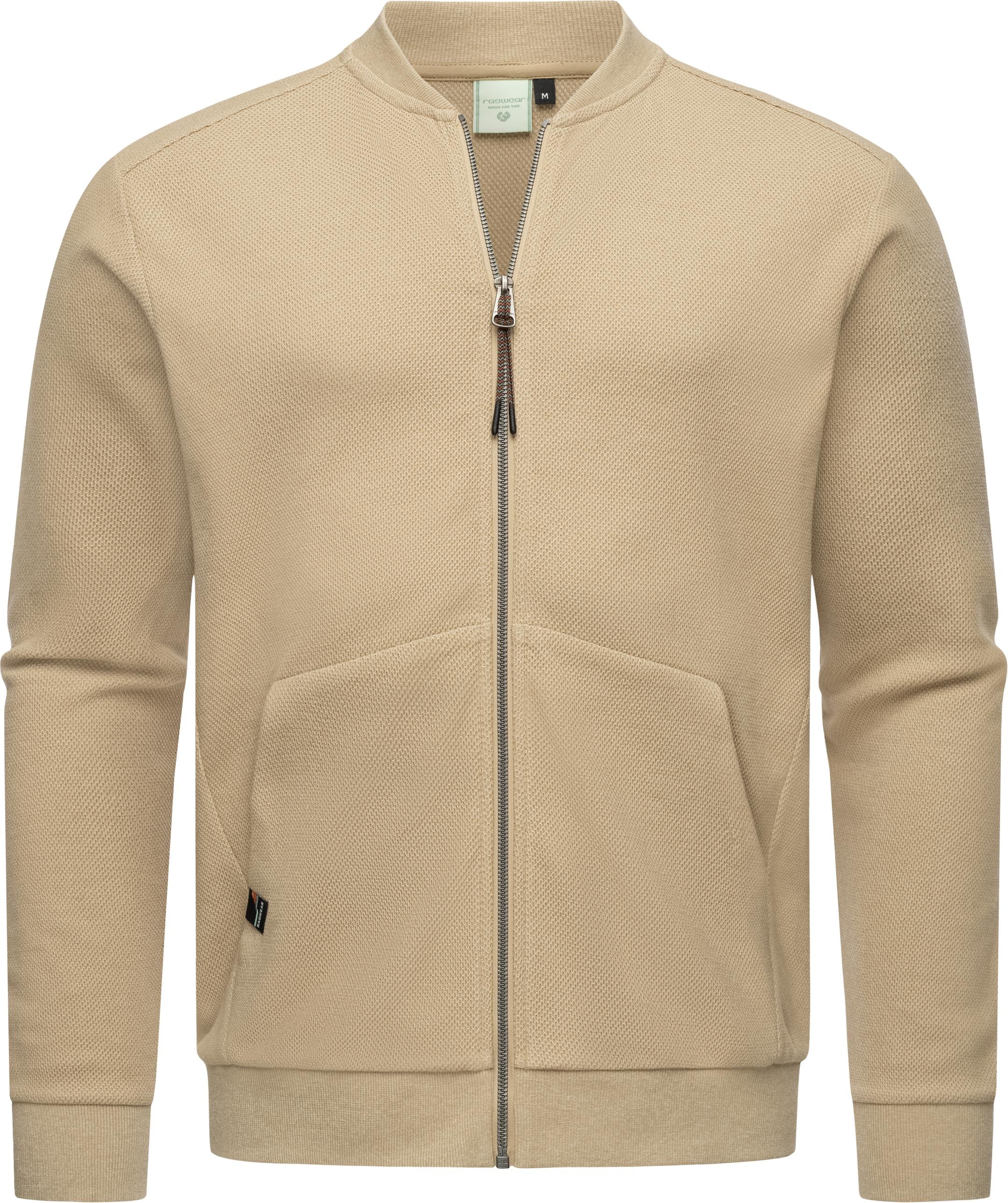 Ragwear Sweatjacke "Cruider", lässige Herren Strickjacke mit Bündchen