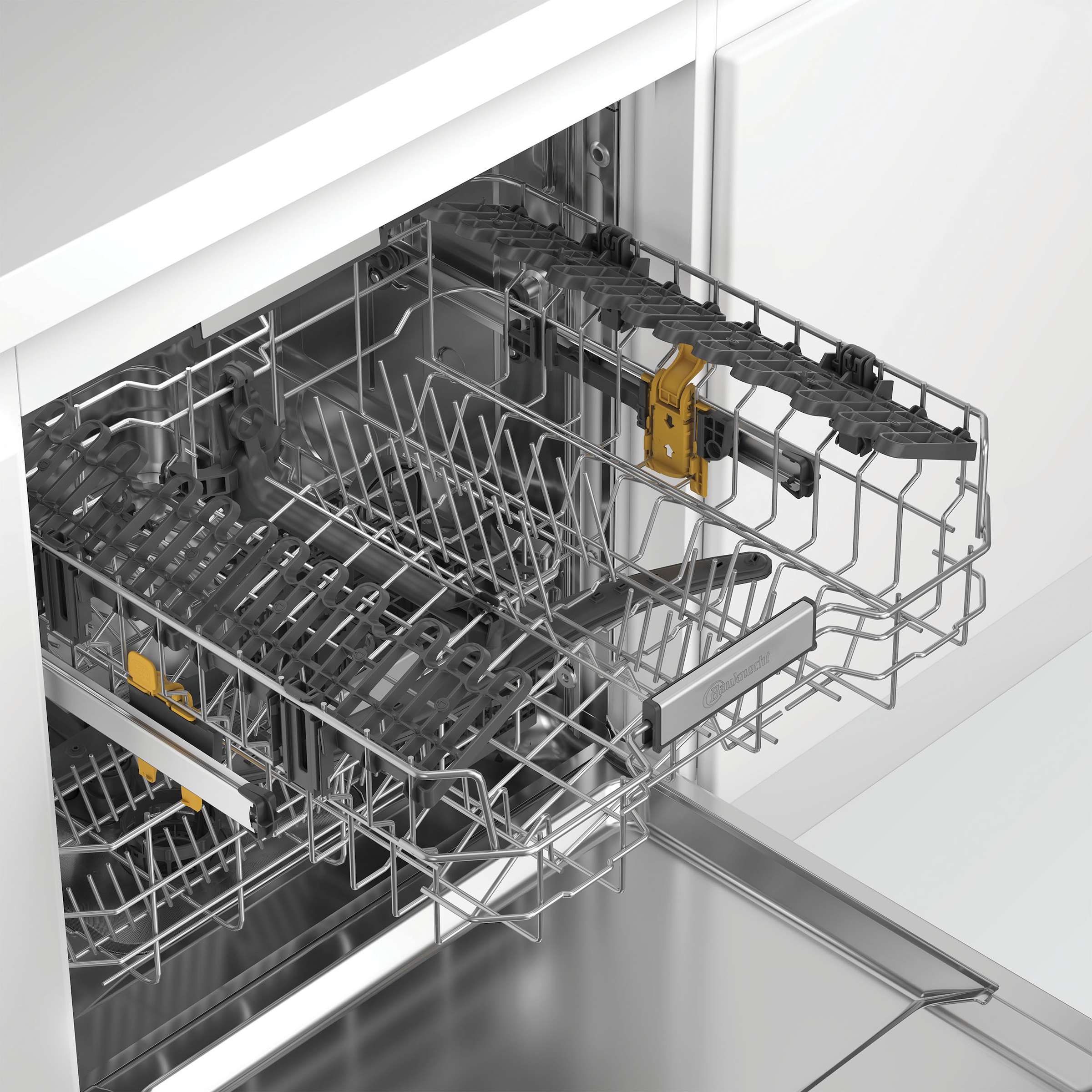 BAUKNECHT Unterbaugeschirrspüler »OBUC Ecosilent2 8650« 8,9 l 14 tlg. Maßgedecke ActiveDry – automatische Türöffnung, 2+2 Herstellergarantie