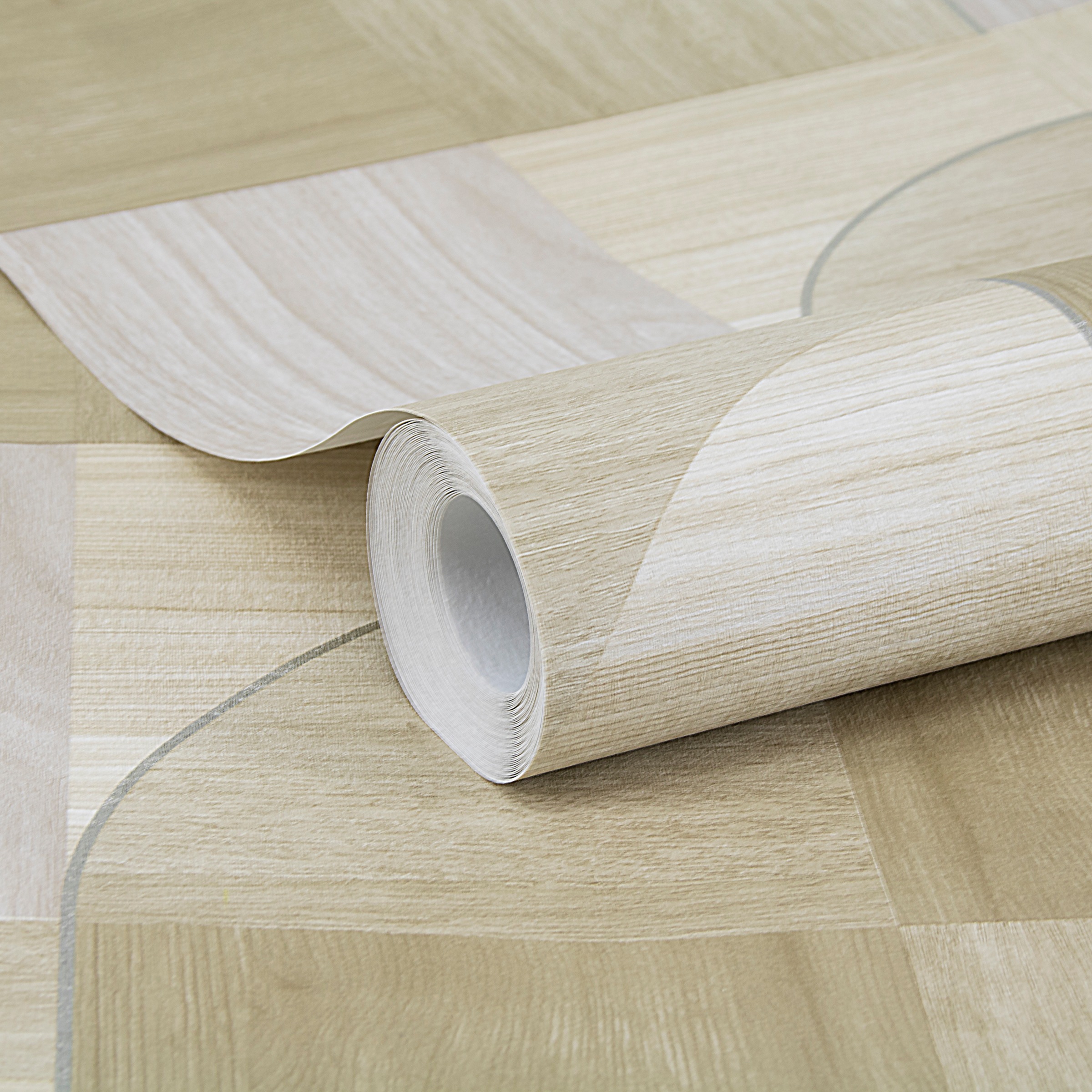 Easy Decor Vliestapete »Geo Holz«, Holz, 10mx52cm (ca. 5m2)