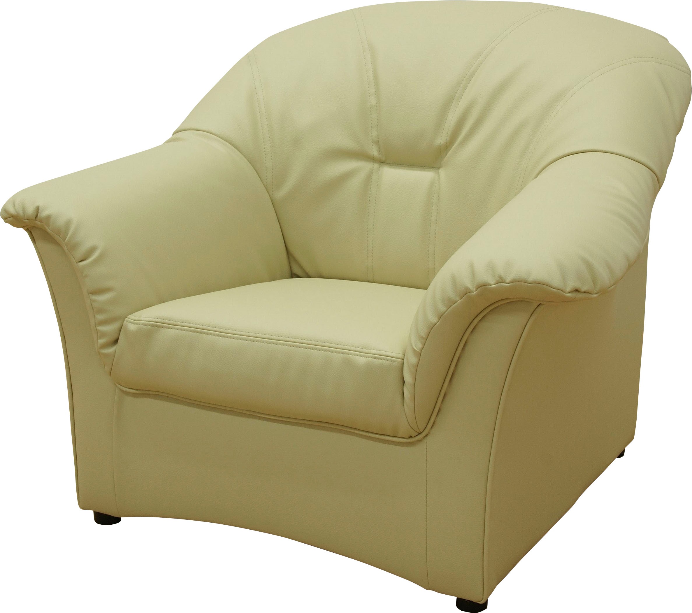 DOMO collection Sessel "Papenburg zeitlose Rückensteppung, elegante Armlehn günstig online kaufen