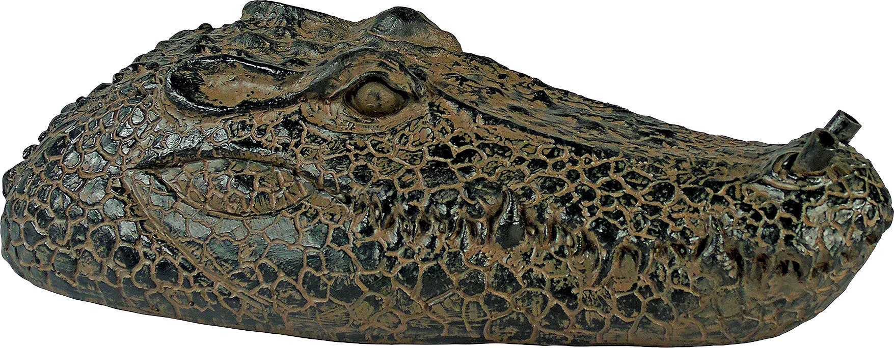 Ubbink Wasserspeier »Krokodil«, Schwimmt auf dem Wasser, BxLxH: 16x34x10 cm