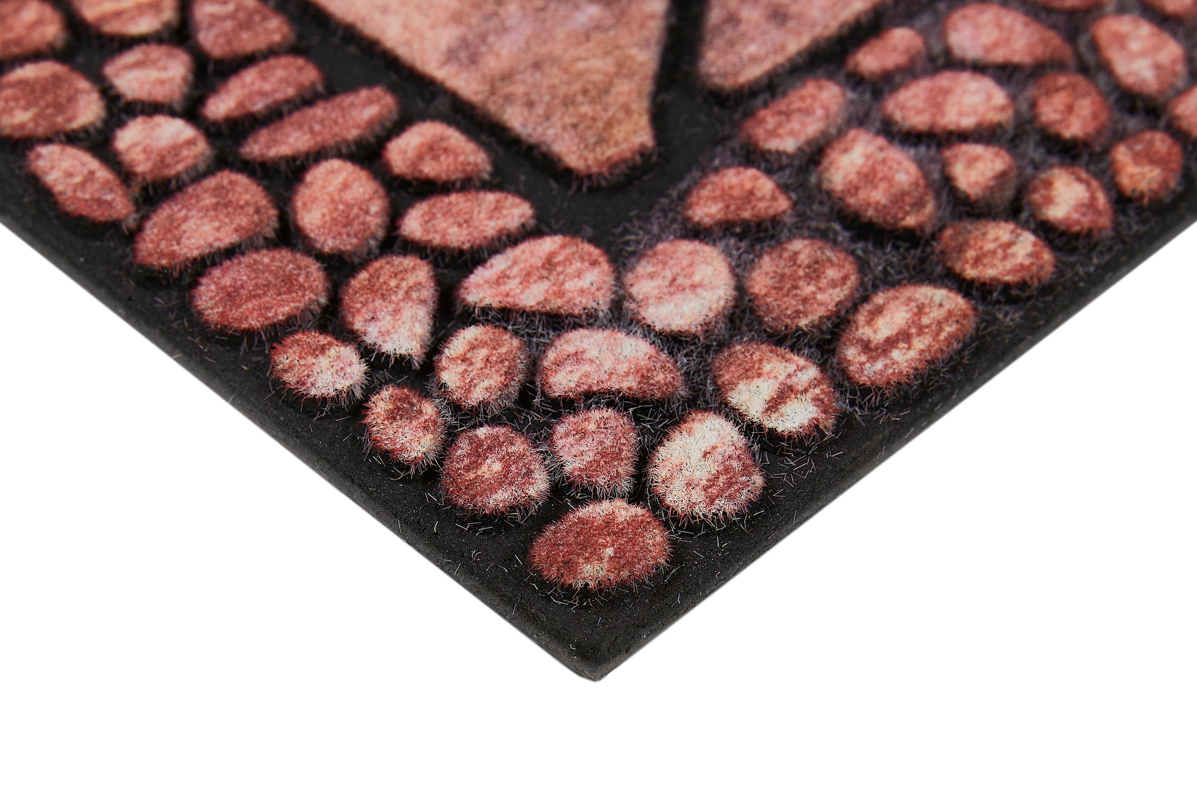 Andiamo Stufenmatte »Outdoor, 2er Set«, rechteckig, 6 mm Höhe, Outdoor-Stufenmatten, Stein Motiv, Gartenbereich, Außenbereich