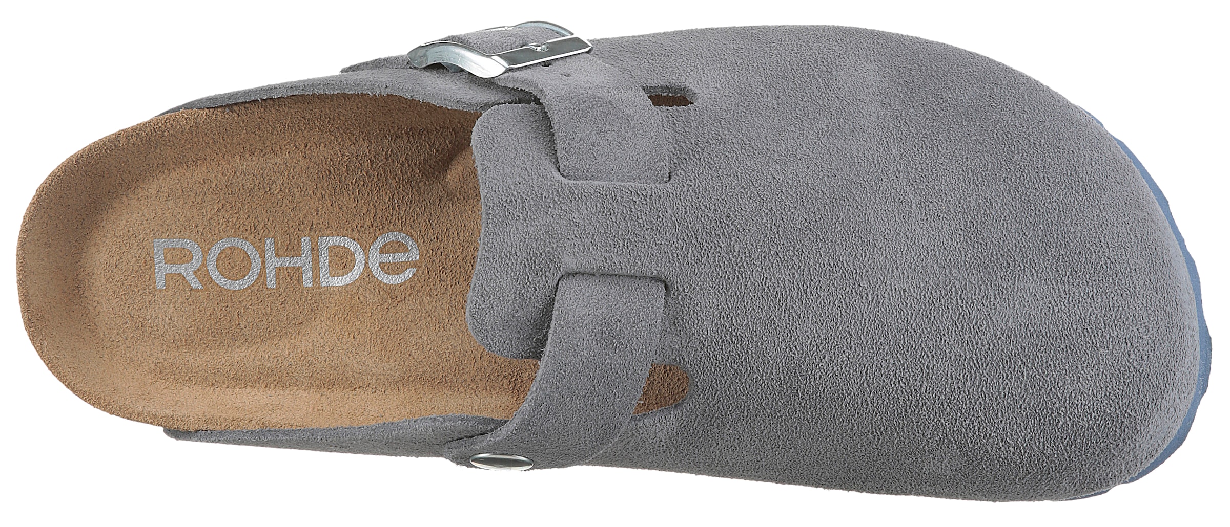 Rohde Pantoffel »Alba«, Sommerschuh, Schlappen, Hausschuh mit leichter Laufsohle, G-Weite