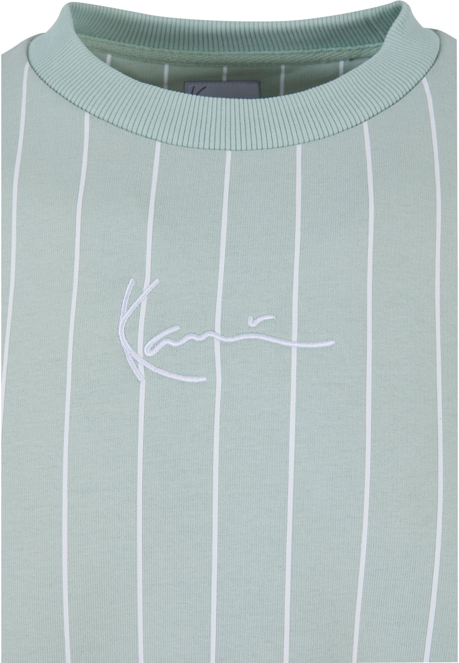 Karl Kani Rundhalspullover »Karl Kani Herren KM232-022-1 KK Small Signature Pinstripe Crew«, (1 tlg.)
