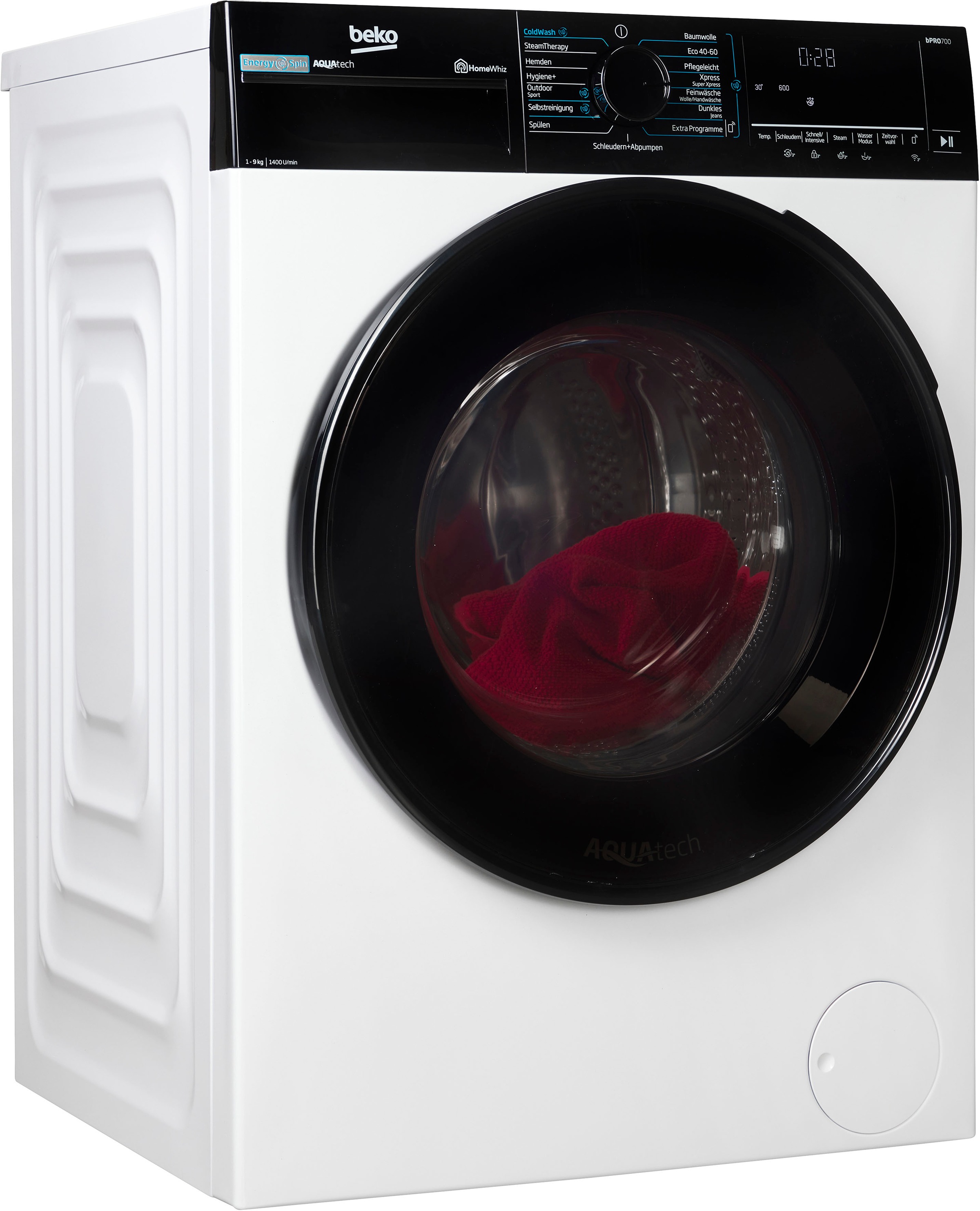 BEKO Waschmaschine "B7WFU69418W" 9 kg 1400 U/min Vollelektronik günstig online kaufen