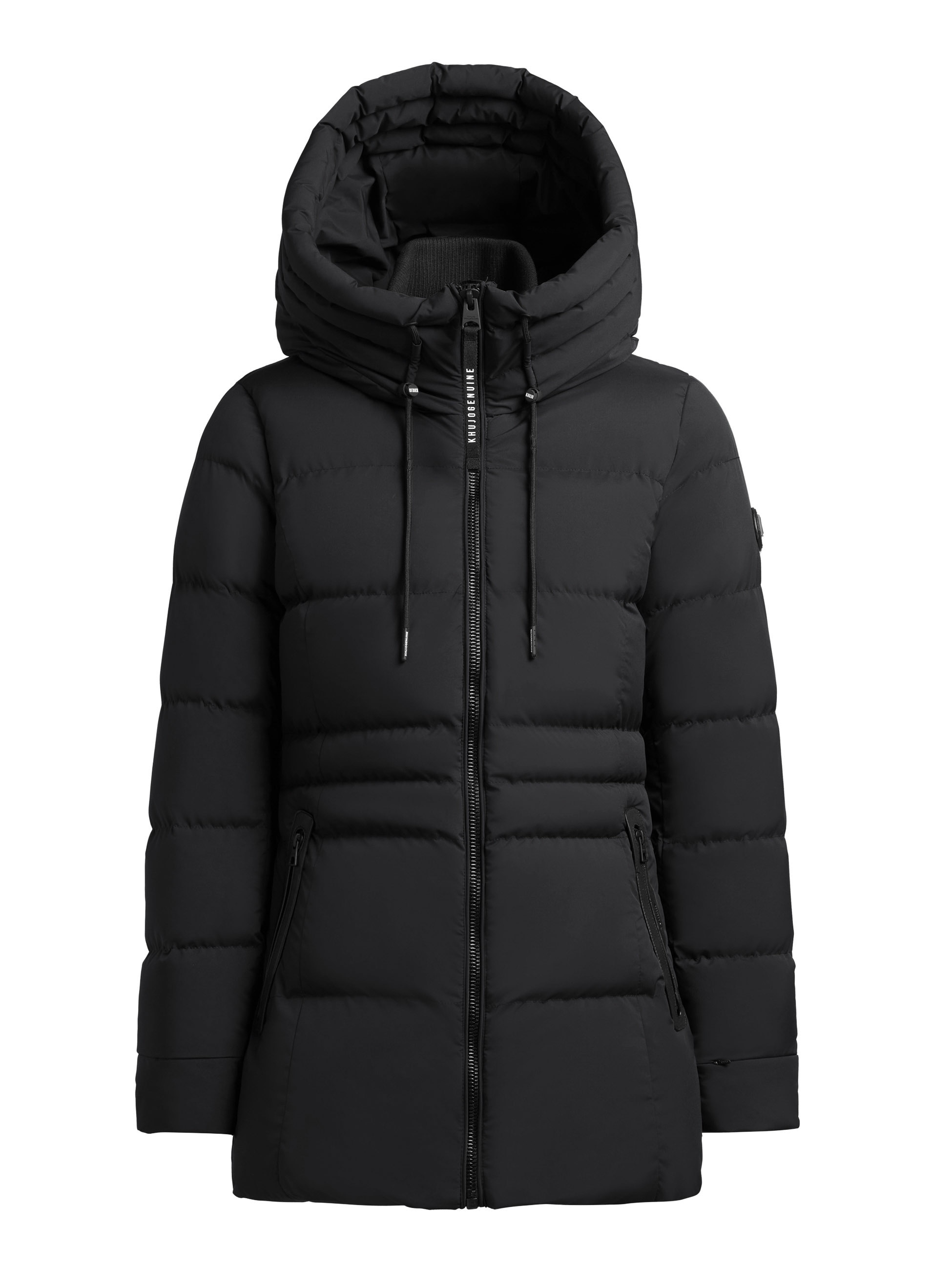 khujo Steppjacke »MATLA«, mit Kapuze, Reißverschlusstaschen mit Fleecefutter, eine Ärmeltasche