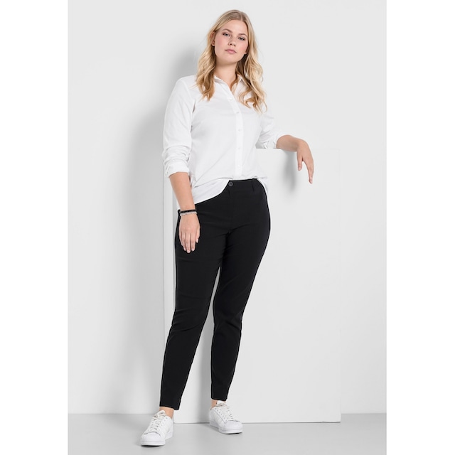 Sheego Stretch-Hose »Große Größen«, knitterarm und pflegeleicht online  kaufen | BAUR