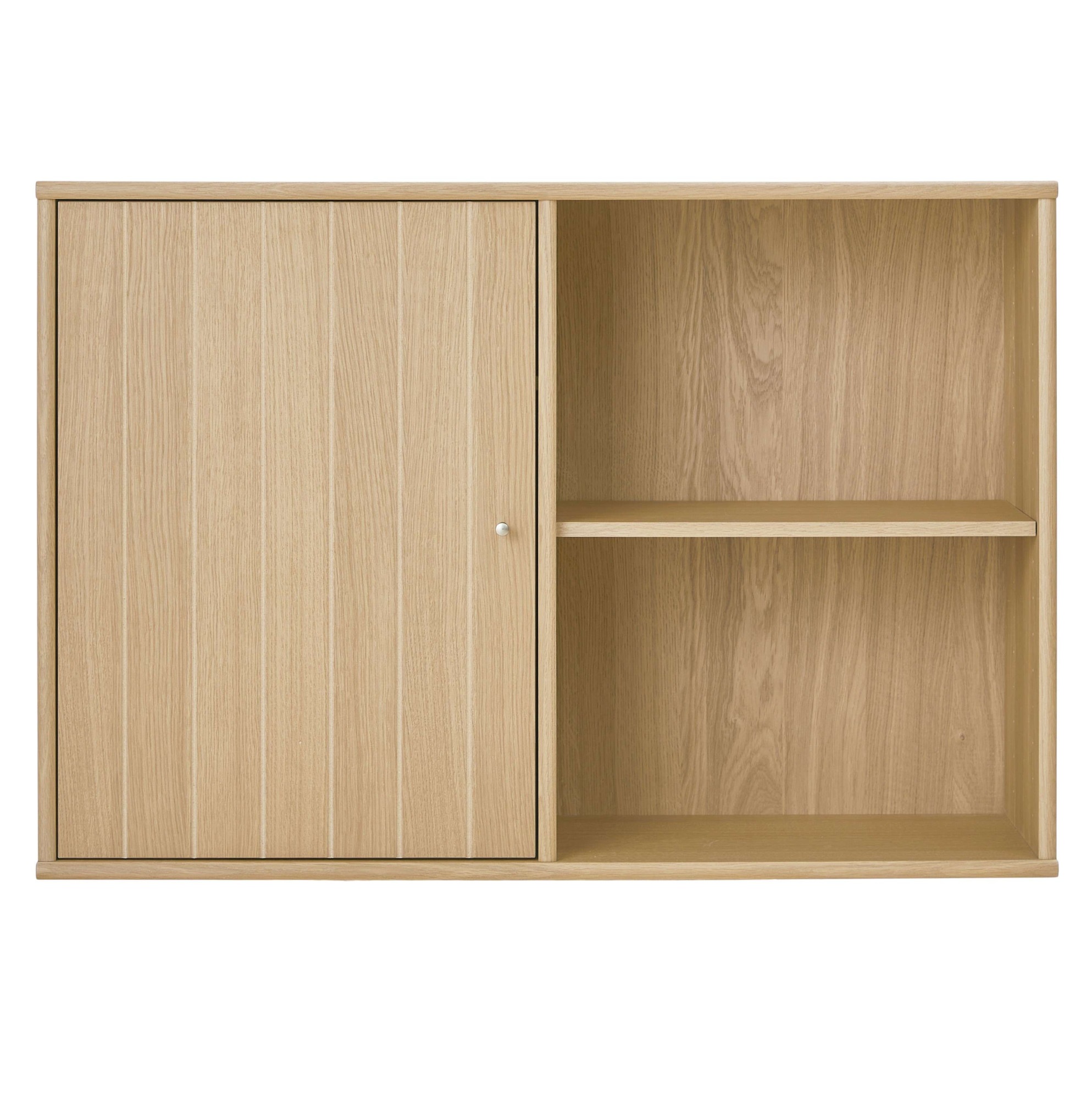 Thumbnail - Hammel Furniture Sideboard "Mistral, Hochwertig Hängeregal, Wandregal, mit gerillte Tür H: 57,3 cm", und 2 verstellbare ...