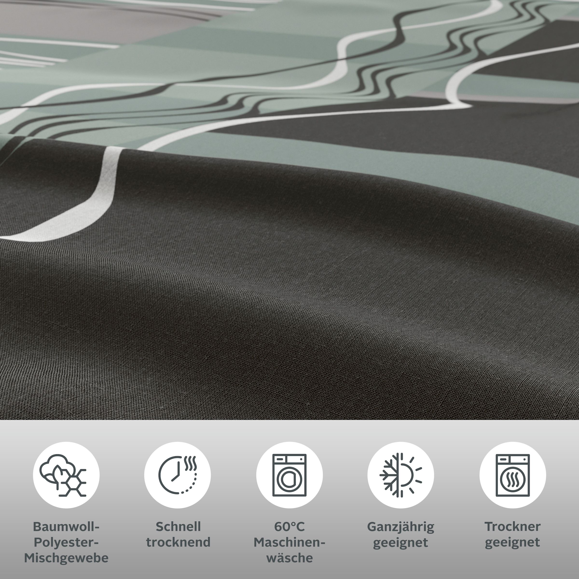 OTTO home Bettwäsche »Kelian« 2 Stk. in verschiedenen Qualitäten, gemusterte Bettwäsche