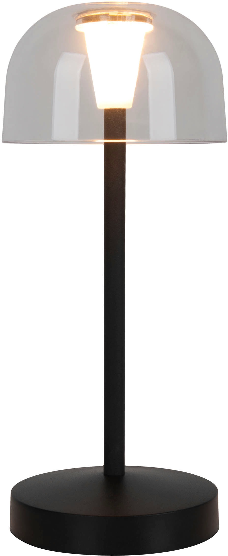 näve LED Tischleuchte »Gomba 18,5 cm«, 2er-Set, Leuchtmittel LED-Modul | LED fest integriert, über USB-Kabel aufladbar, Memoryfunktion, stufenlos dimmbar