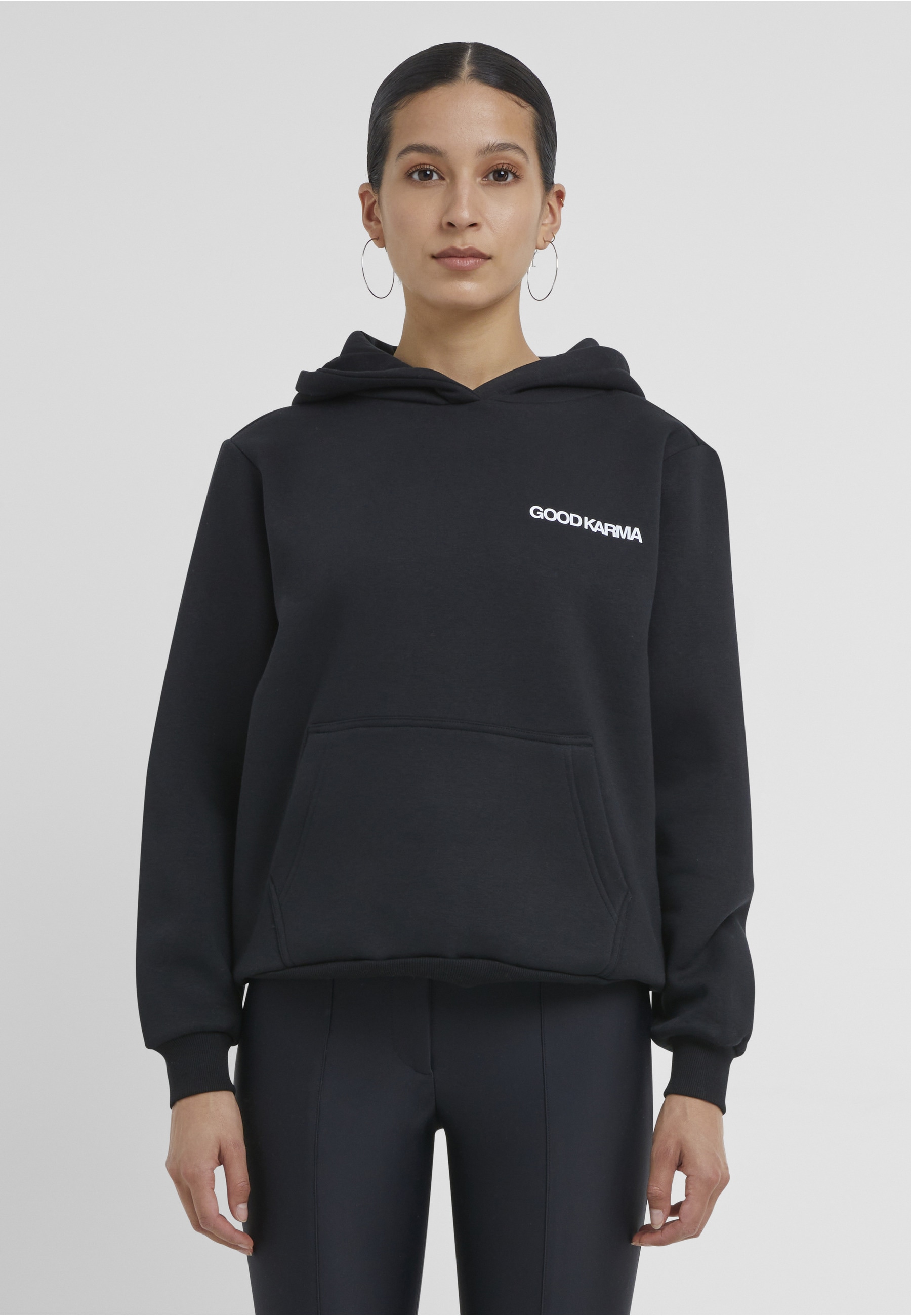 Miss Tee Kapuzensweatshirt »Miss Tee Back Around Ladies Fluffy Hoody«
