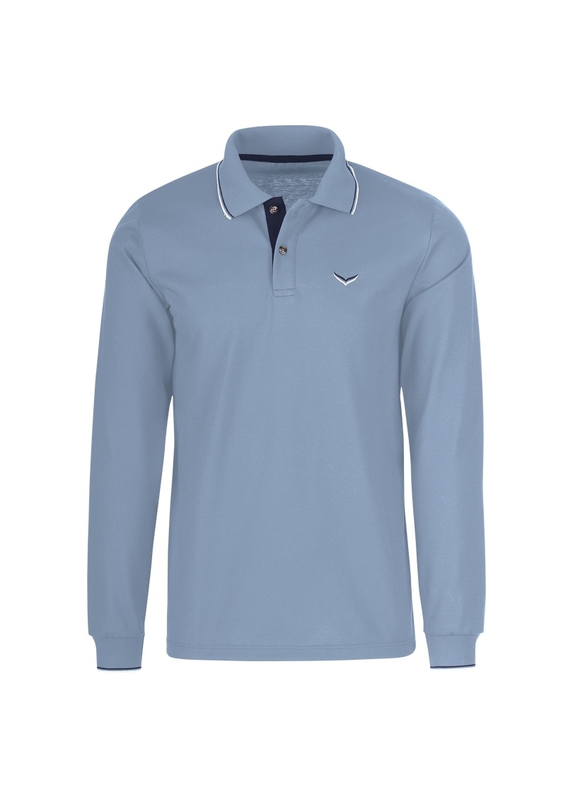 Trigema Poloshirt »TRIGEMA Modisches Poloshirt mit langen Armen«, (1 tlg.)