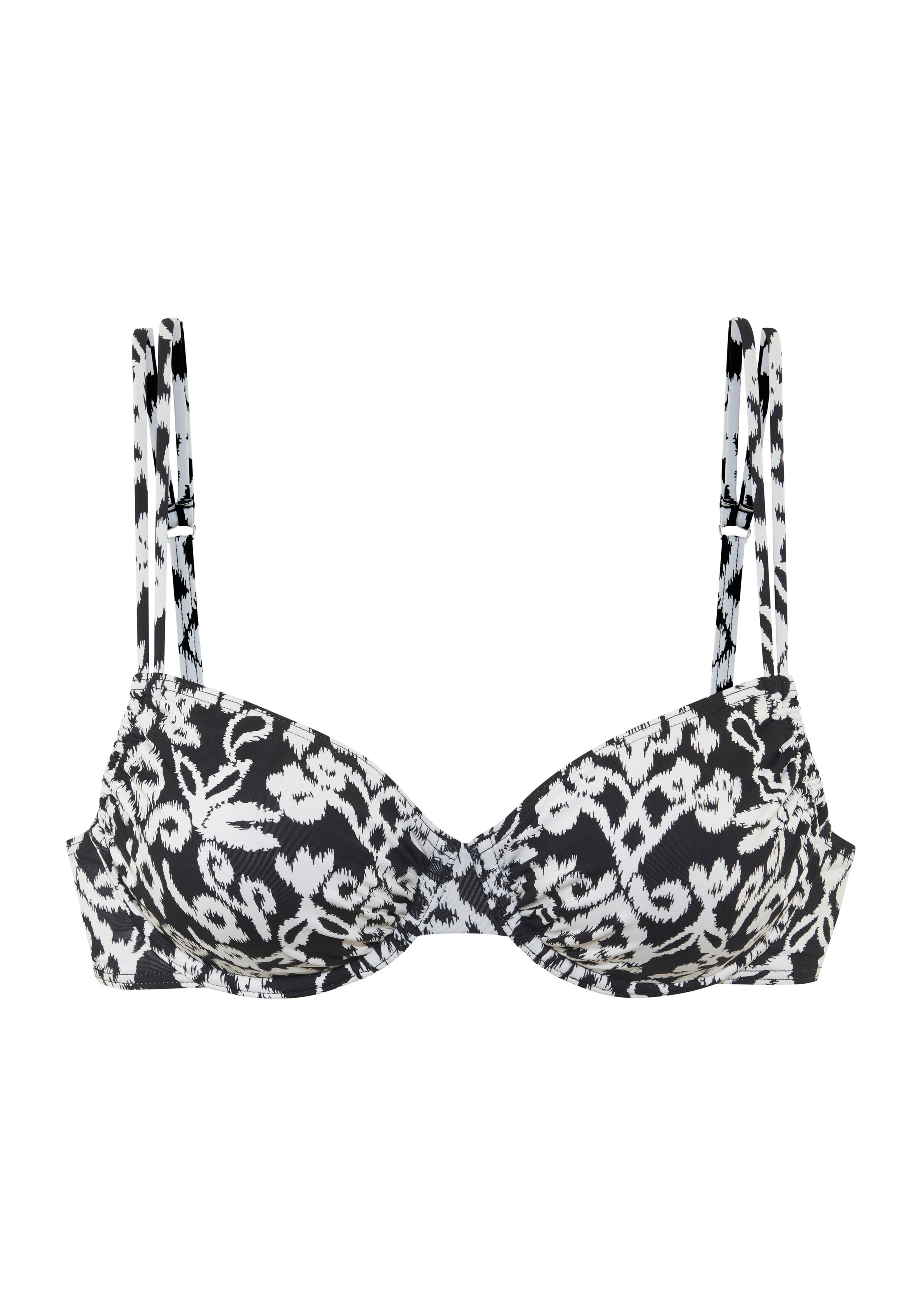 LASCANA Bügel-Bikini-Top "Piper", mit auffälligem Alloverprint günstig online kaufen