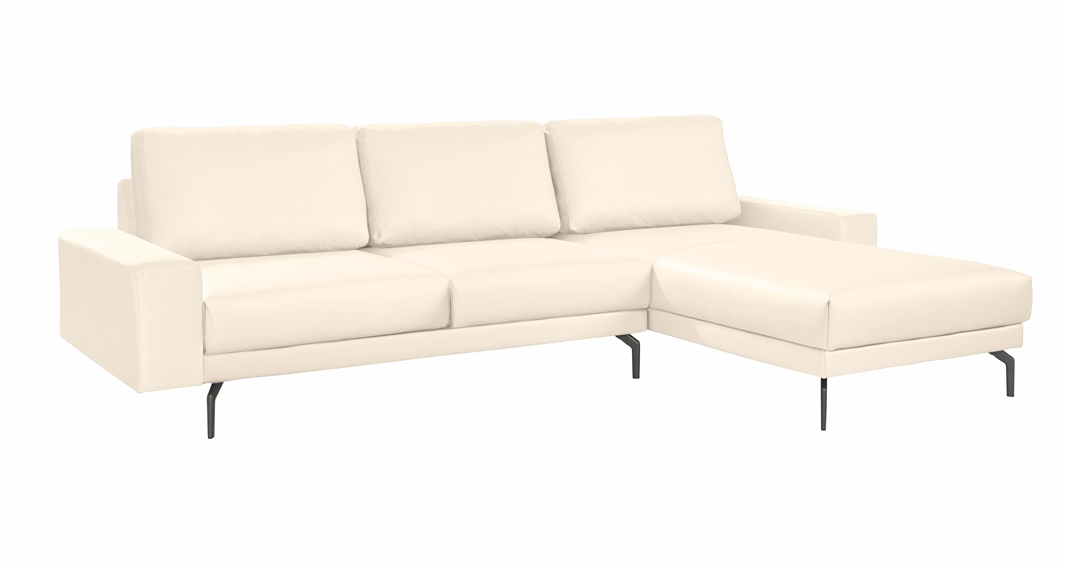 Creation BY ROLF BENZ Ecksofa "CR.450, Designecksofa, Polsterecke, Breite 294cm, L-Form" Armlehne breit und niedrig, Alugussfüße in umbragrau, Breite 294 cm
