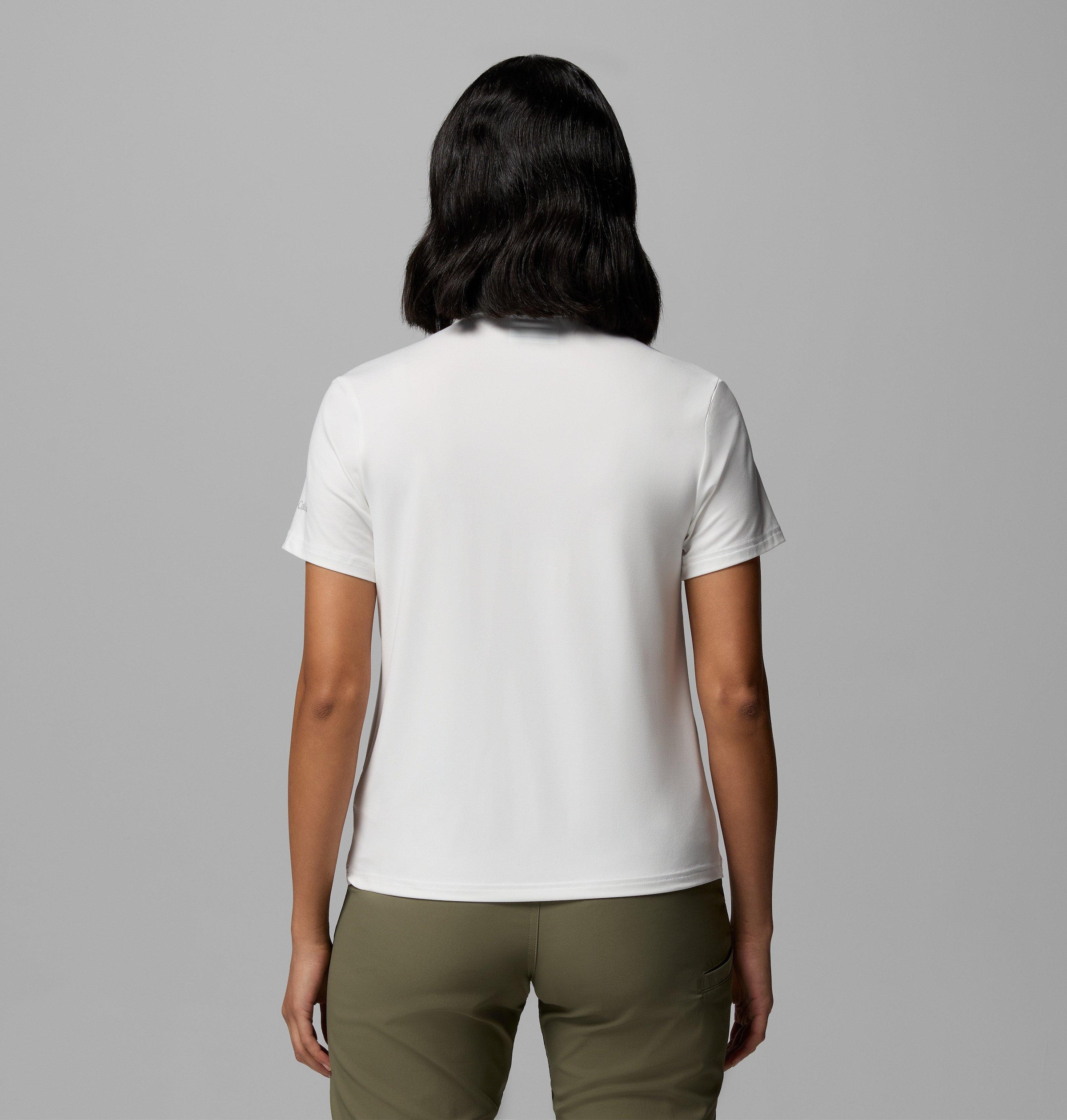Columbia Poloshirt Kurzarm, aus Polyester und Elasthan, sportliche Passform
