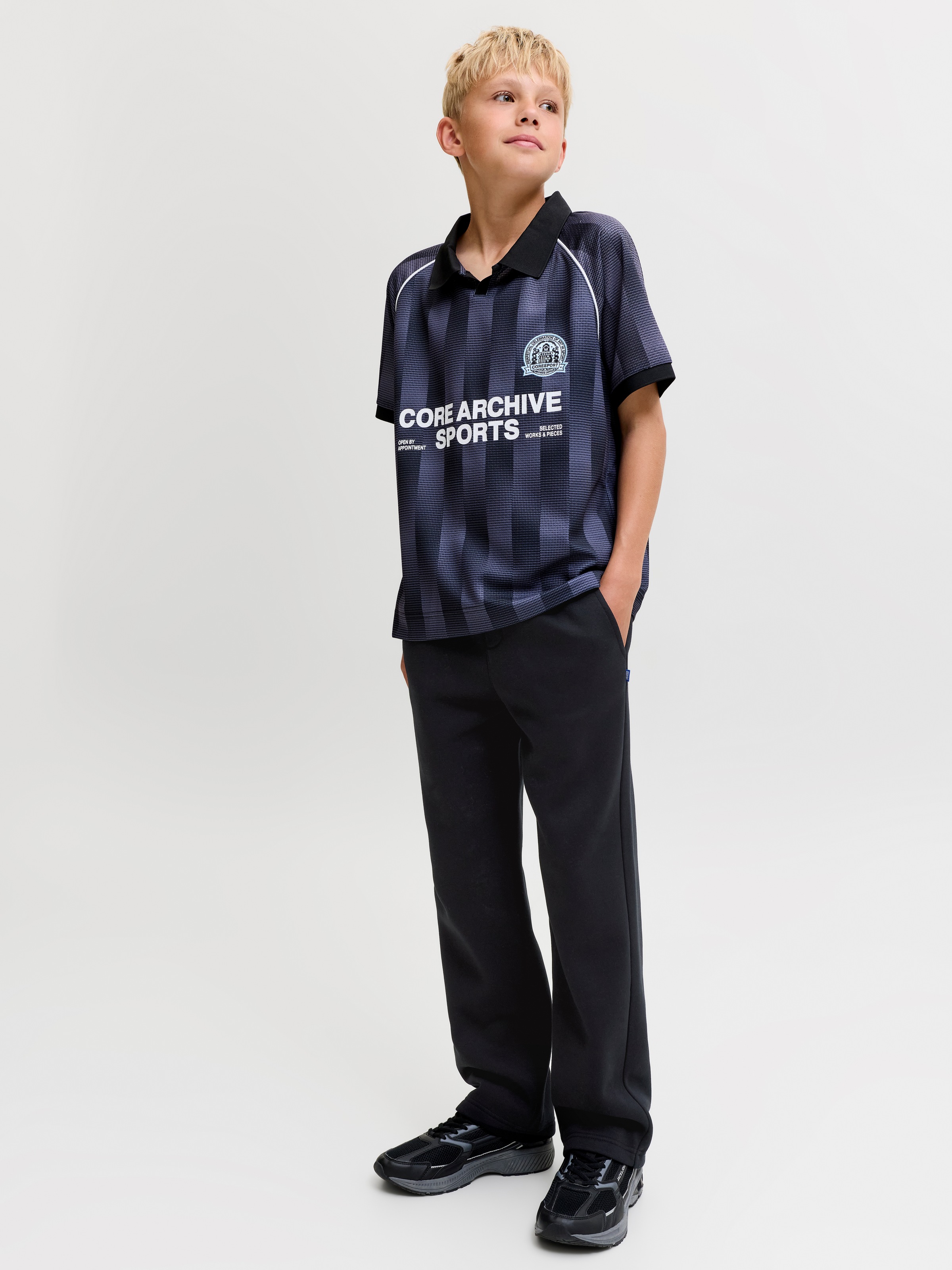Jack & Jones Junior Sweathose »JPSTKANE BRADLEY UNC SWT PANT JNR SN«  Materialmix, relaxed fit