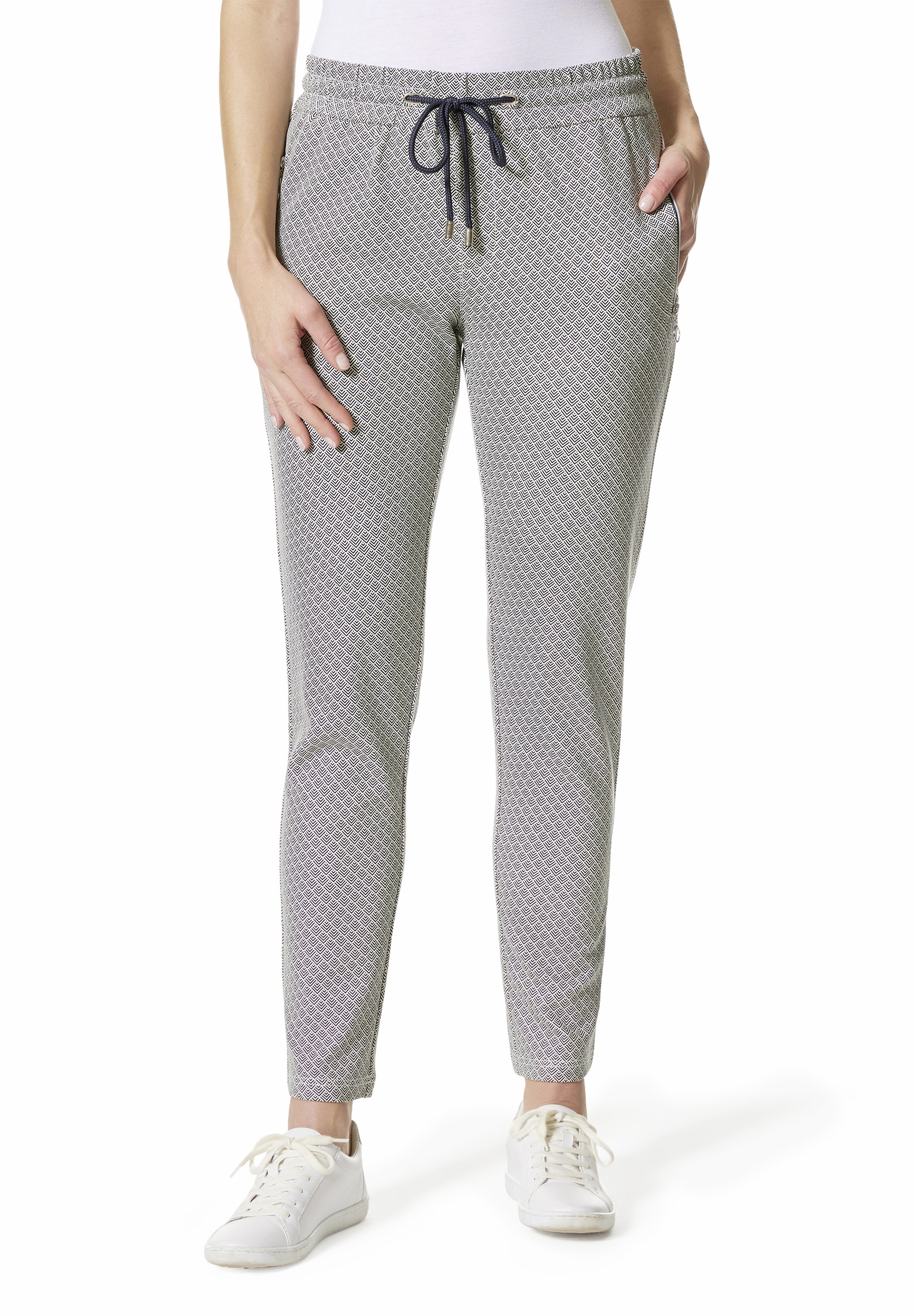 STOOKER WOMEN Jogg Pants »Berlin Print Easy Fit«, Tapered Fit Casual Stretch Mit Gummibund für Damen