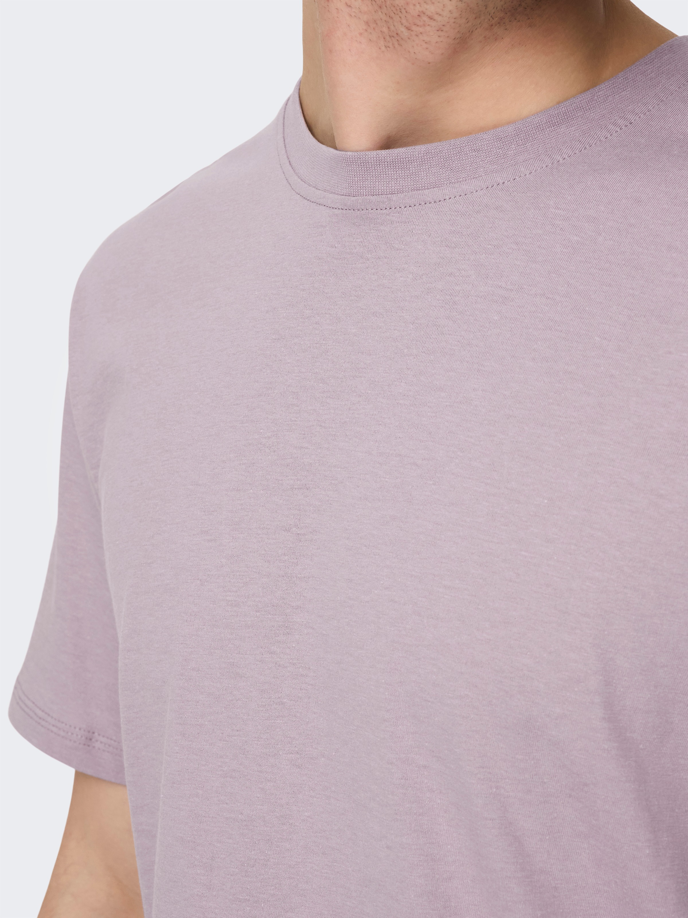 ONLY & SONS Rundhalsshirt »ONSMAX LIFE REG SS STITCH TEE«