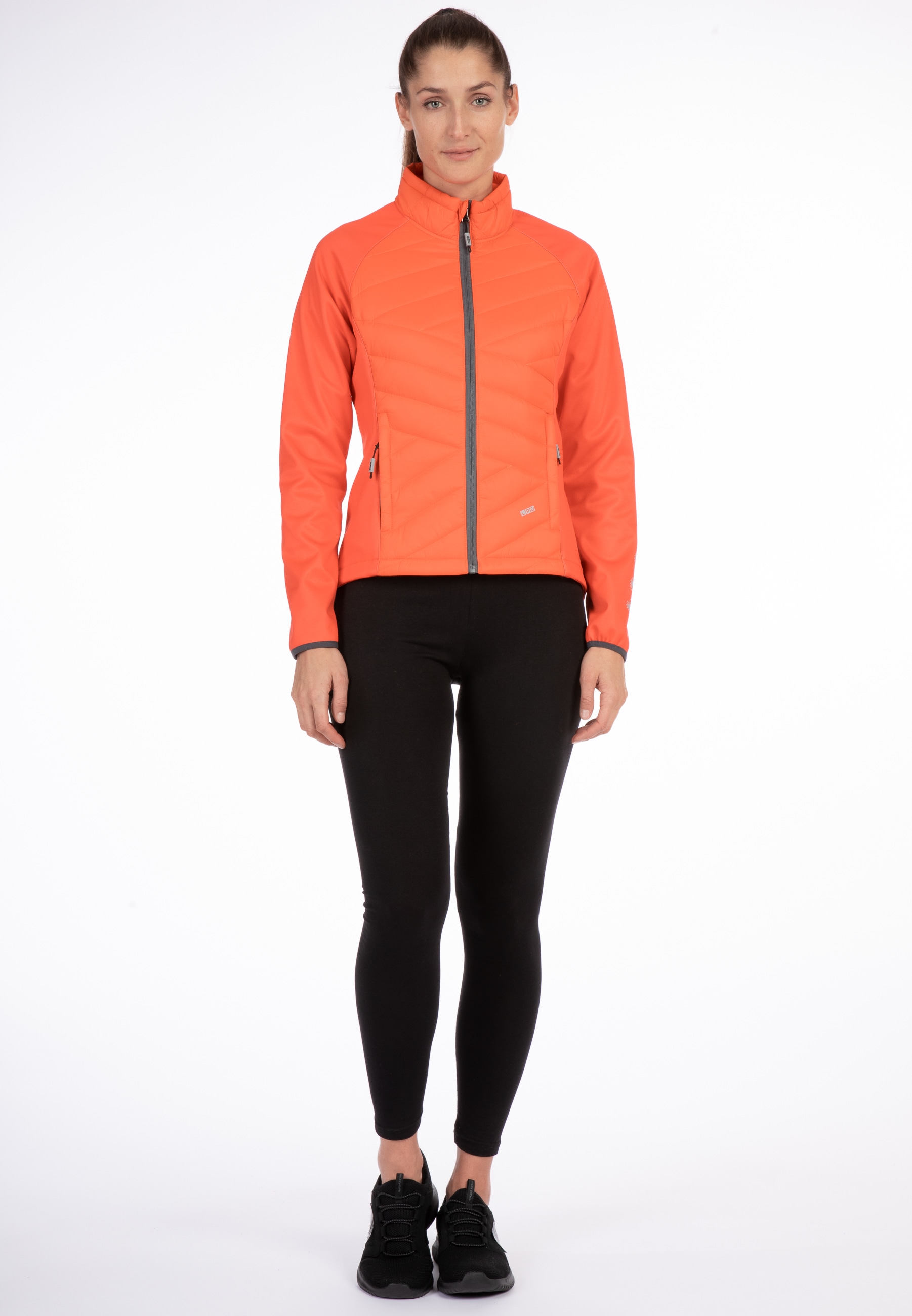 LPO Fleecejacke »EDINA II WOMEN«, weiche Hybrid-Fleecejacke in traditioneller Optik