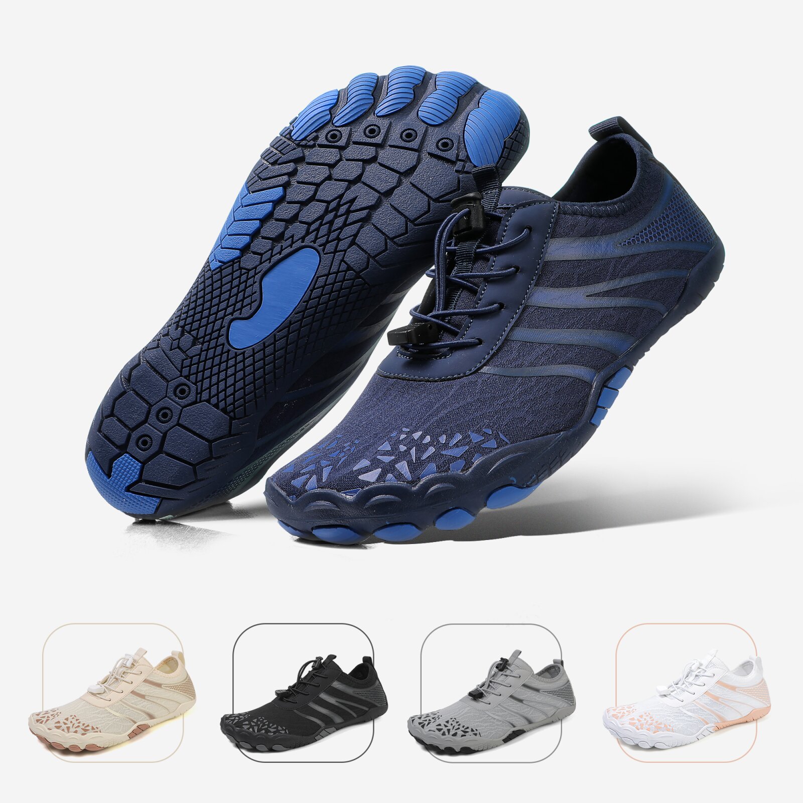 DOTALES Barfußschuh "Flowstep Barfußschuhe Damen & Herren, Flowstep Barfußschuhe" Das Original-Barfuß Sneaker, Minimalschuhe, Schnellverschluss