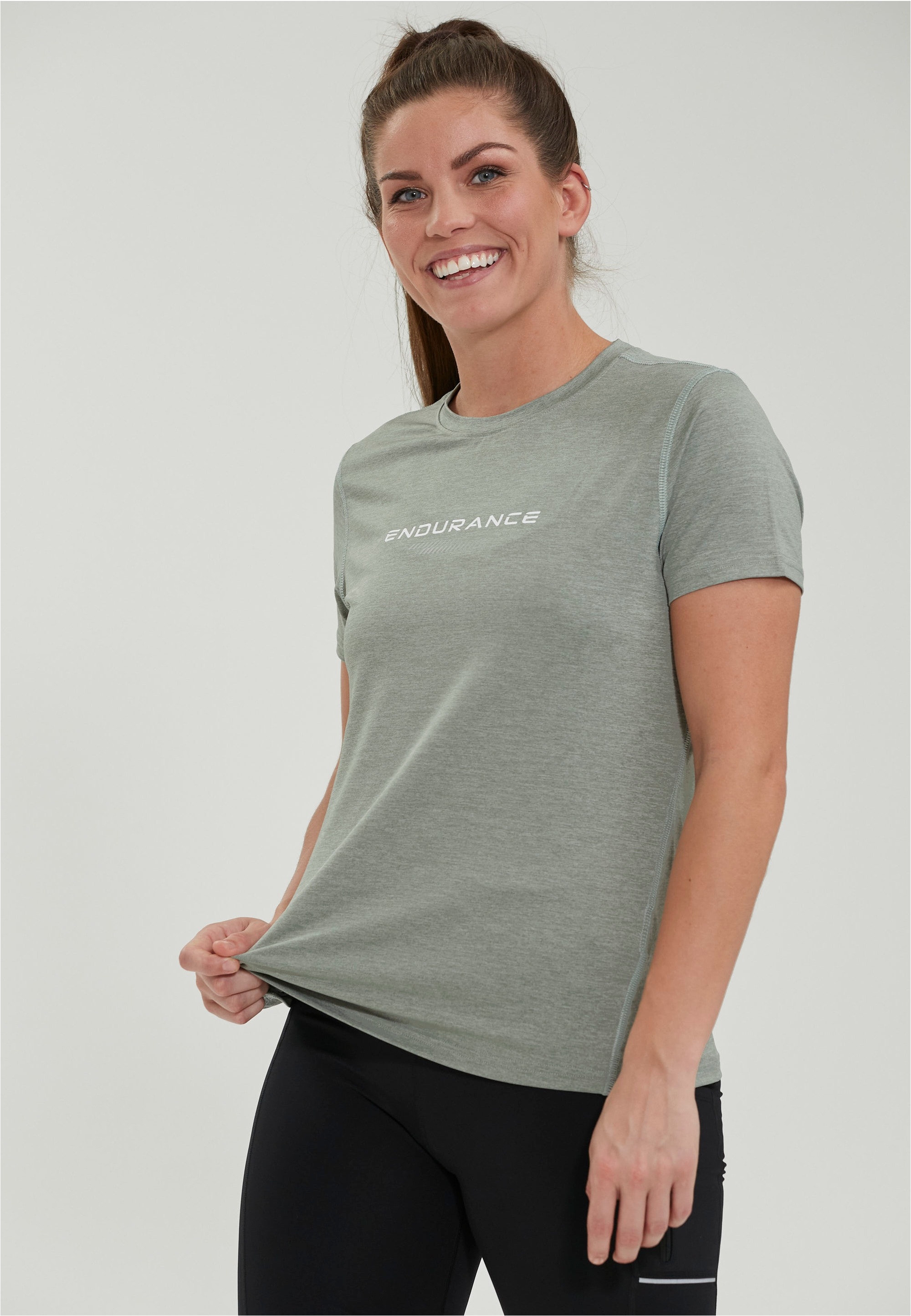 Thumbnail - ENDURANCE Funktionsshirt "WANGE MELANGE", (1 tlg.), mit innovativer QUICK DRY-Technologie