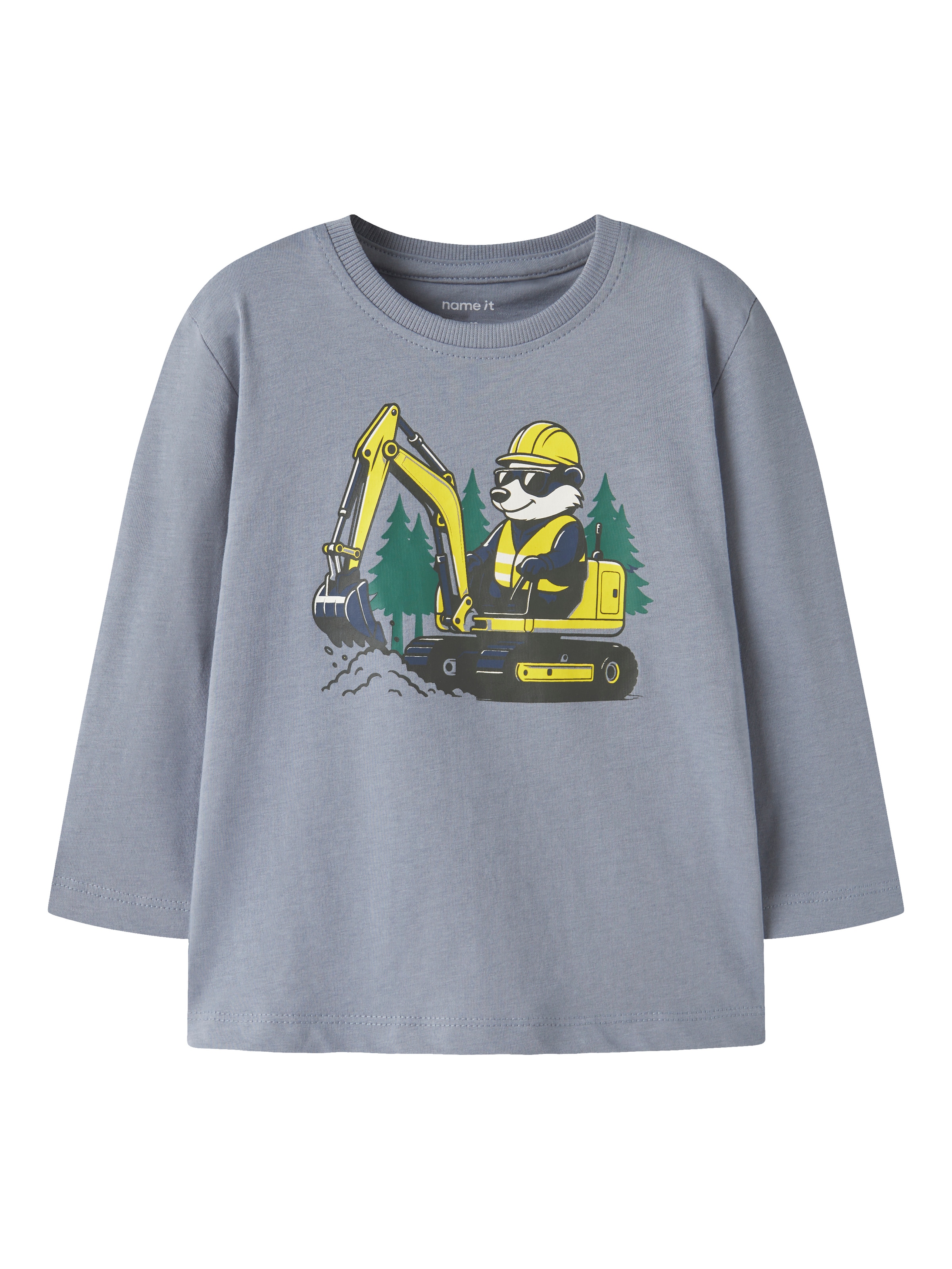 Name It Langarmshirt "NMMVAGNO LS LOOSE TOP" Baumwolle, regular fit