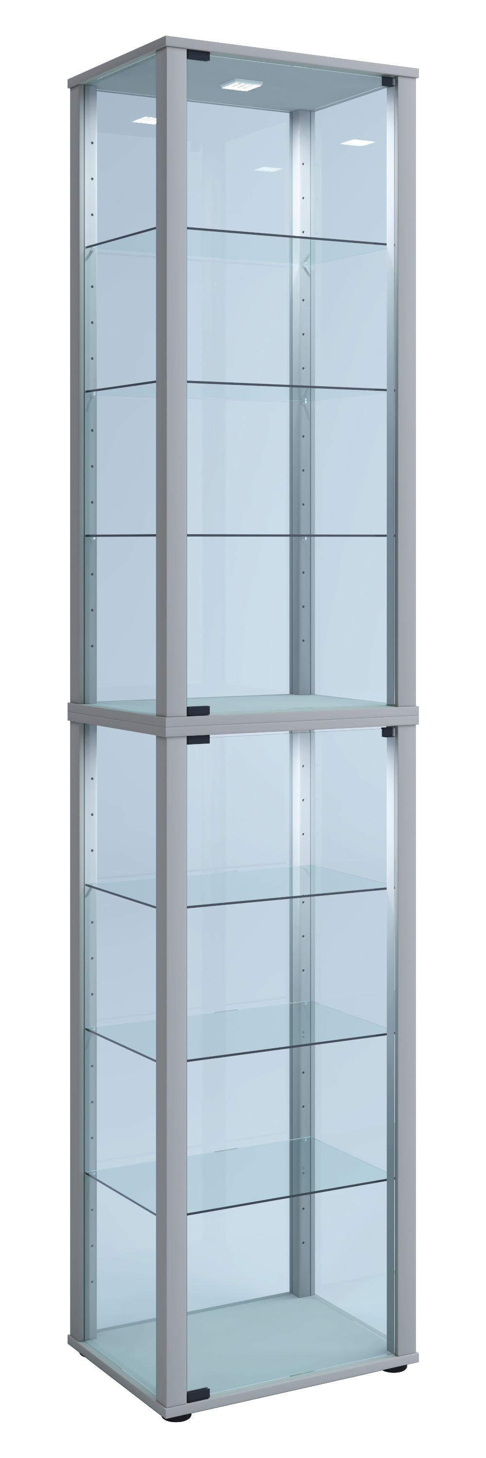 VCM Standvitrine "Holz Glas Stand Vitrine Sammelvitrine Kavisa XL" 1 Stk. t günstig online kaufen