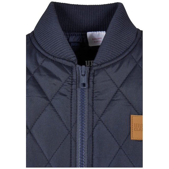 URBAN CLASSICS Outdoorjacke »Herren Boys Diamond Quilt Nylon Jacket«, (1 St.),  ohne Kapuze für kaufen | BAUR
